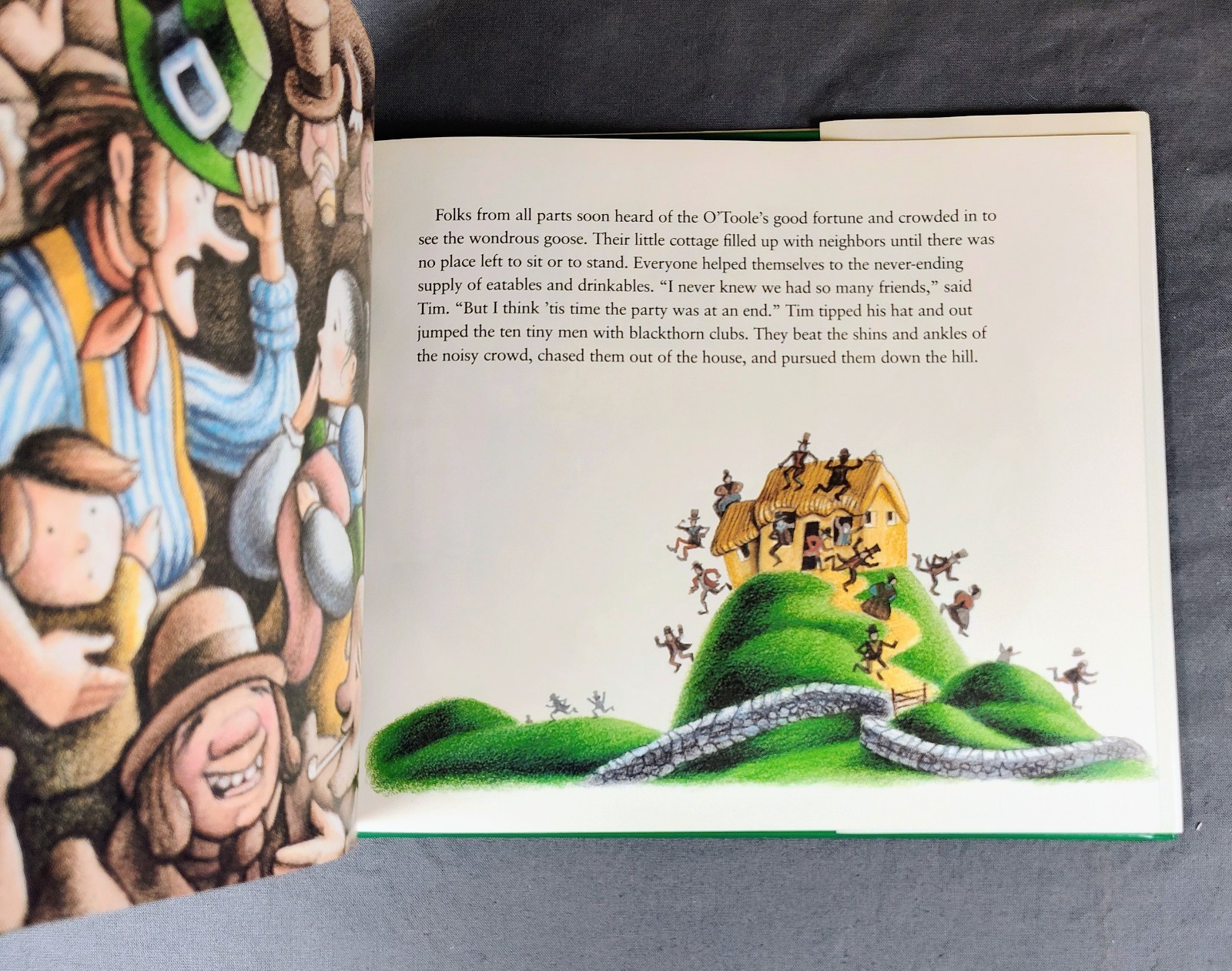 Tim O’Toole And The Wee Folk An Irish Tale SIGNED w/ ILLU. 1st Ed McDermott