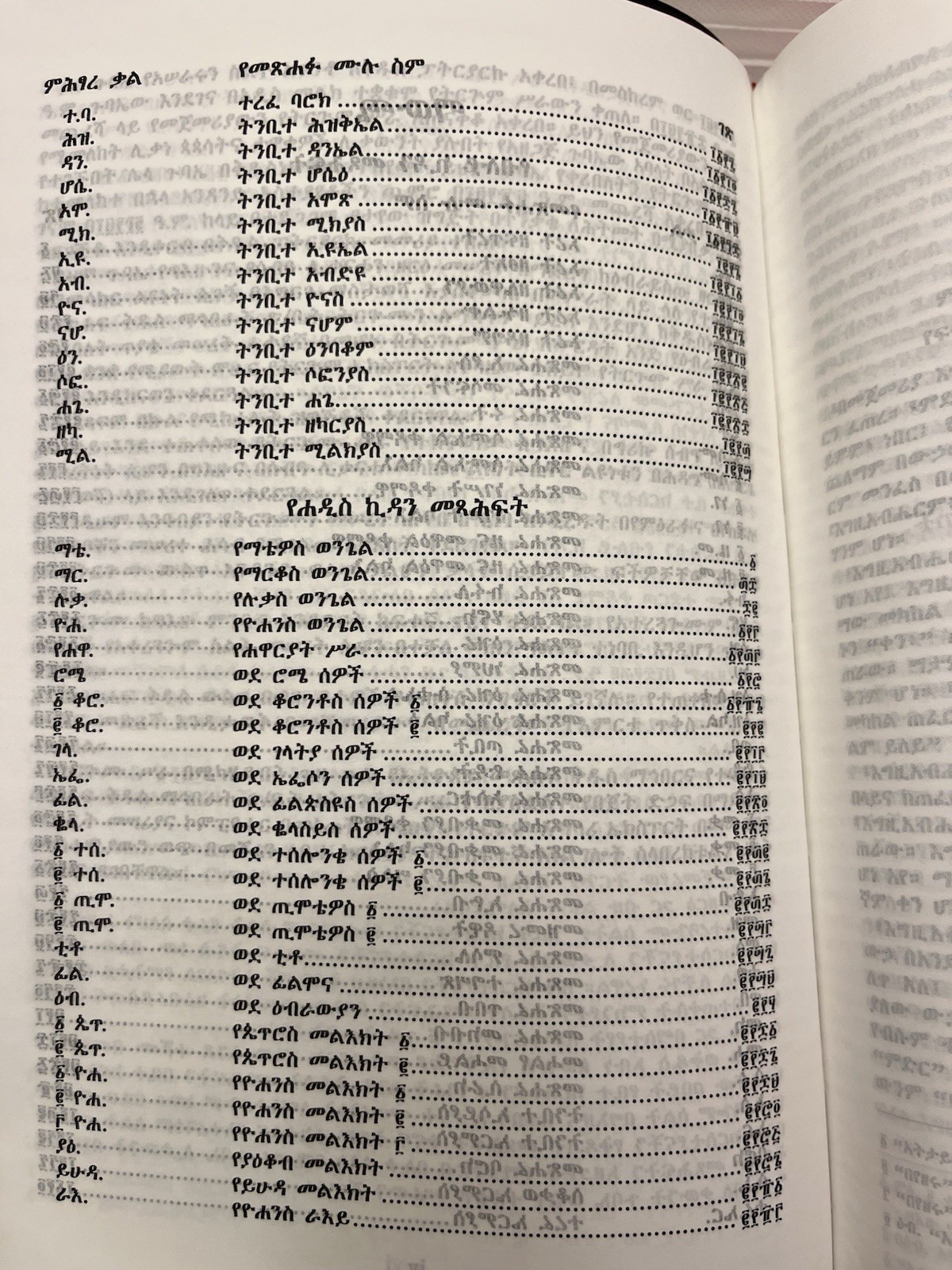 Ethiopian Orthodox Amharic Bible የኢትዮጵያ ኦርቶዶክስ ቤ/ክርሰቲያን መፅሐፍ ቅዱስ 81 አሐዱ .
