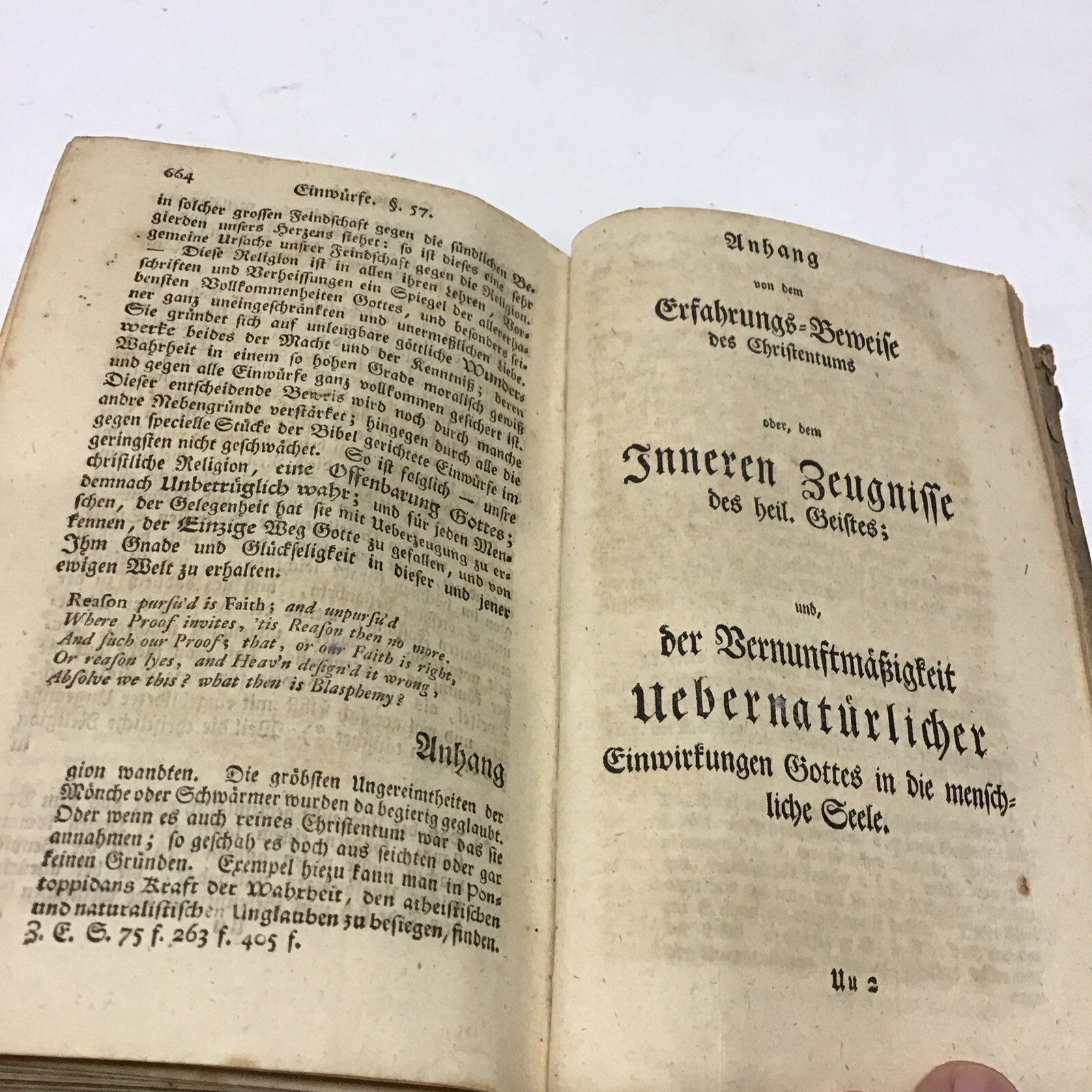 1776 Wahrheit der Christlichen Religion (Truth Of Christian Religion – G.Forster