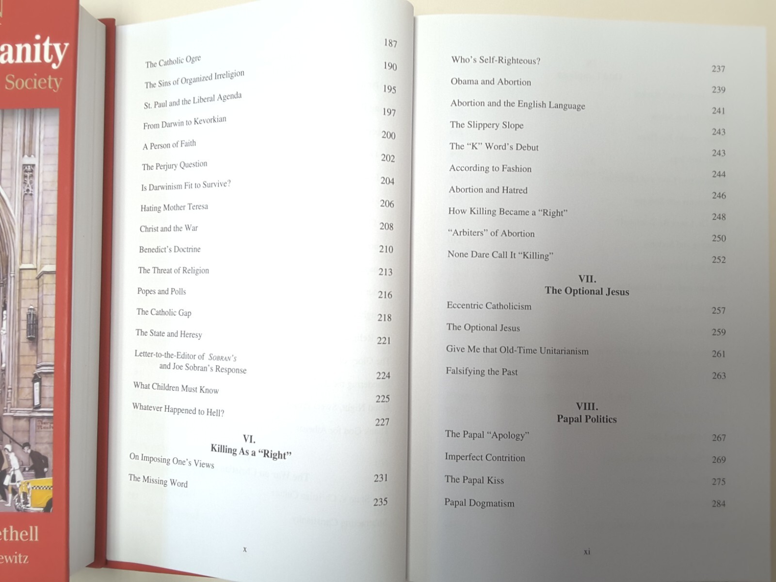 Subtracting Christianity Essays on American Culture and Society by J Sobran RARE