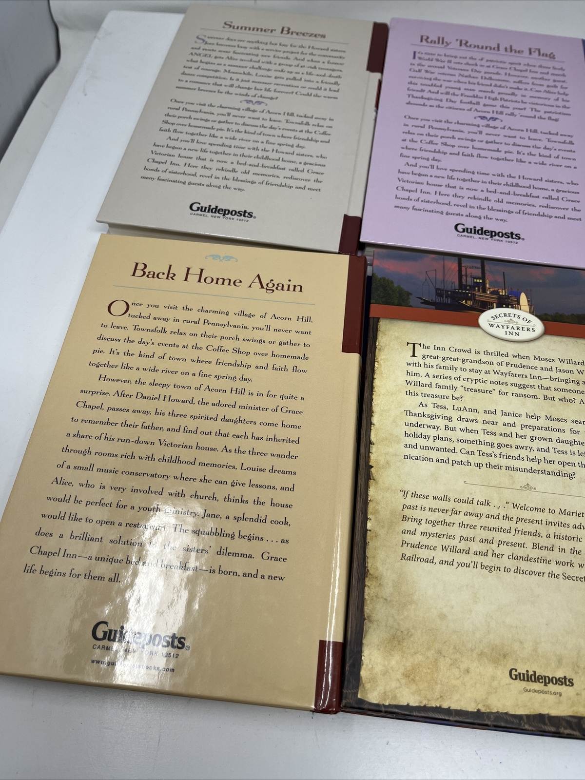 Lot Of 6 Guideposts – Tales From Grace Chapel Inn hardcover books