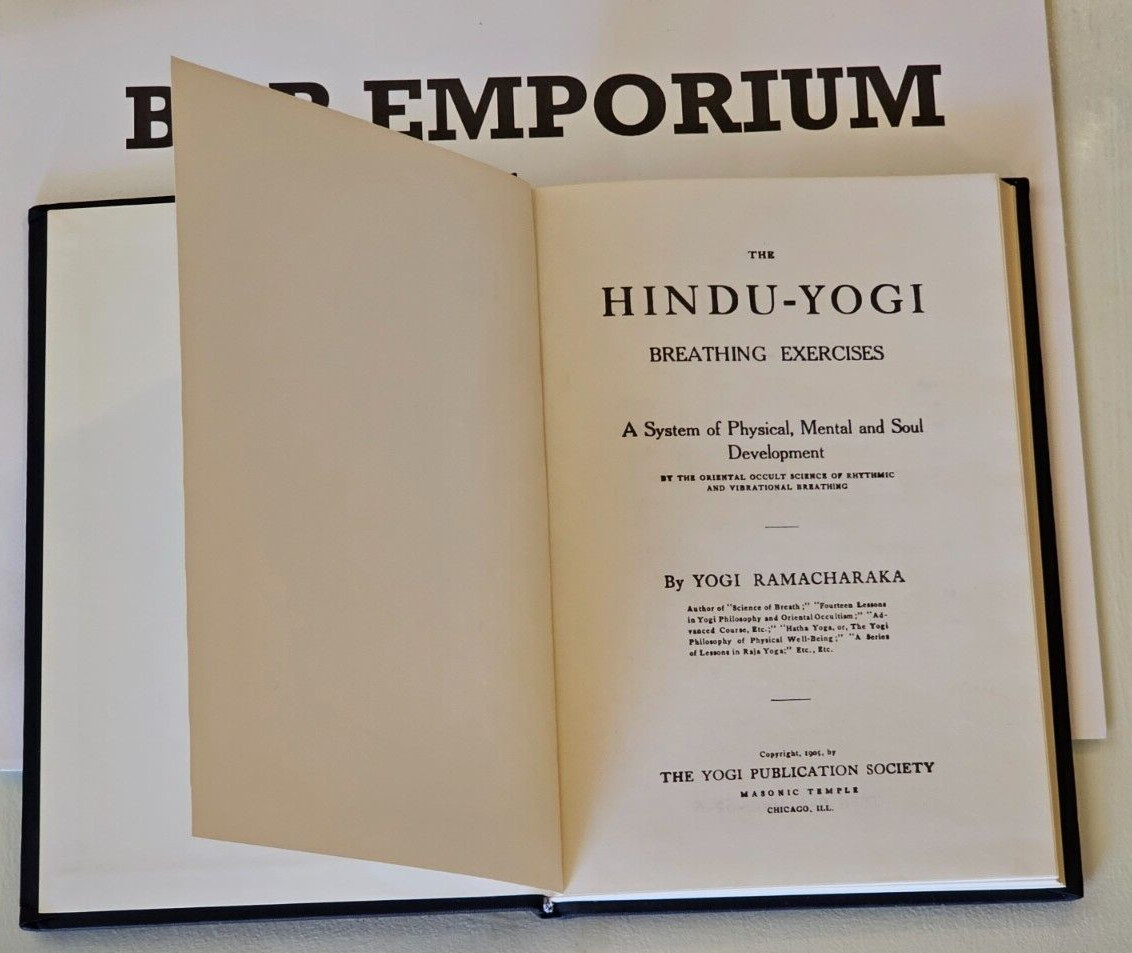 Hindu-Yogi Breathing Exercises – Yogi Ramacharaka – (1976 Yogi Pub.) – Used Book