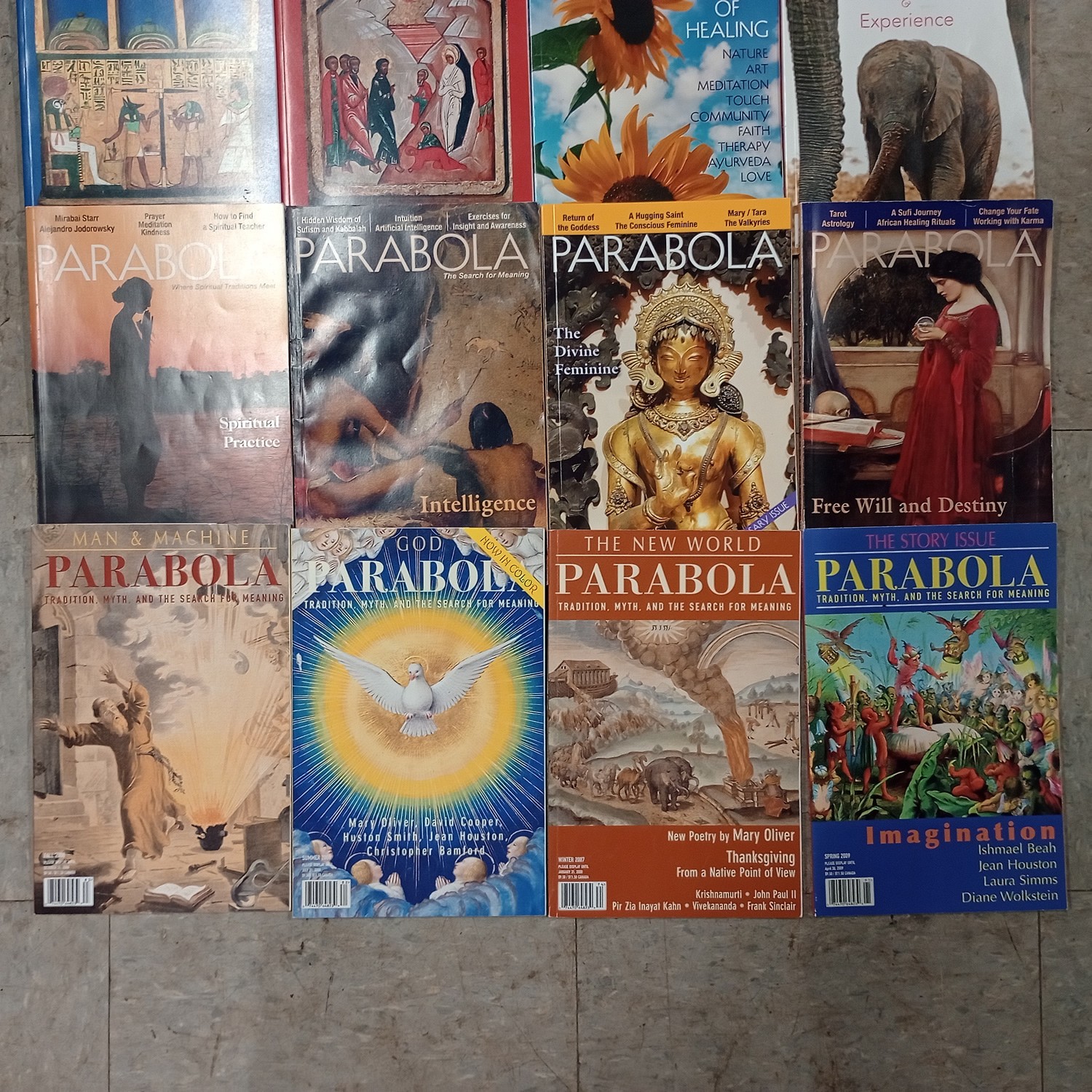PARABOLA MAGAZINE – YOU CHOOSE THE ISSUE: Various issues 1995-2018 – G to VG+
