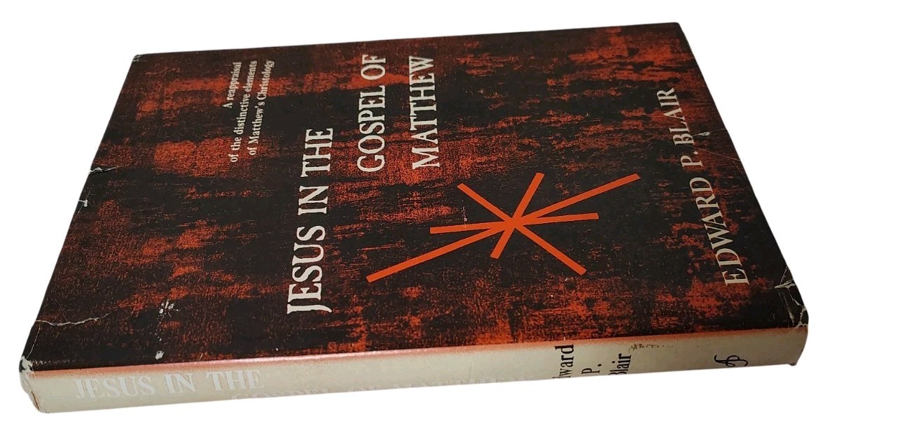 Jesus In The Gospel Of Matthew Book Edward P Blair Vintage Christian Religious