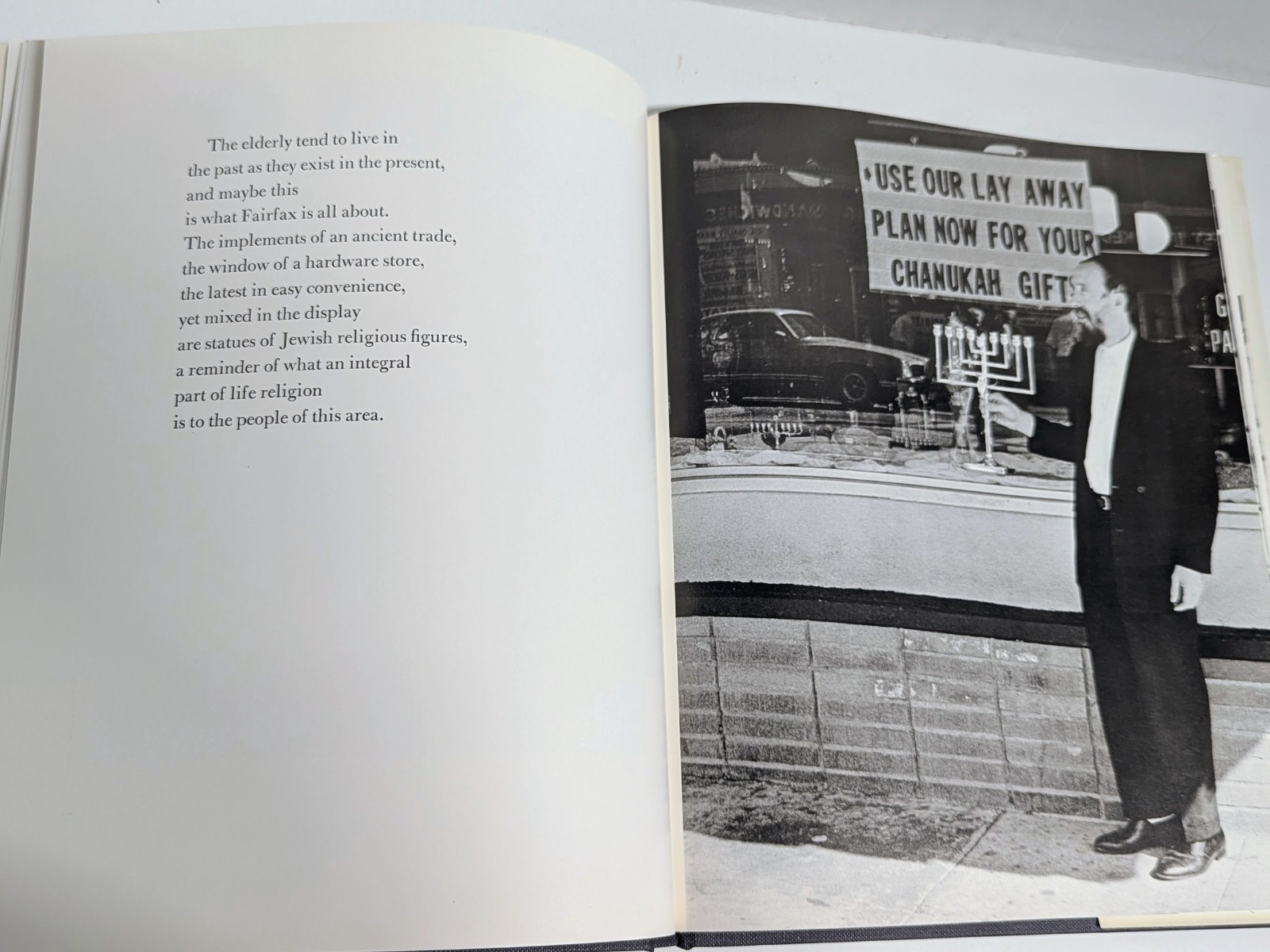 Fairfax : Photographs And Poems By Harvey Edwards HCdj 1976 Jewish