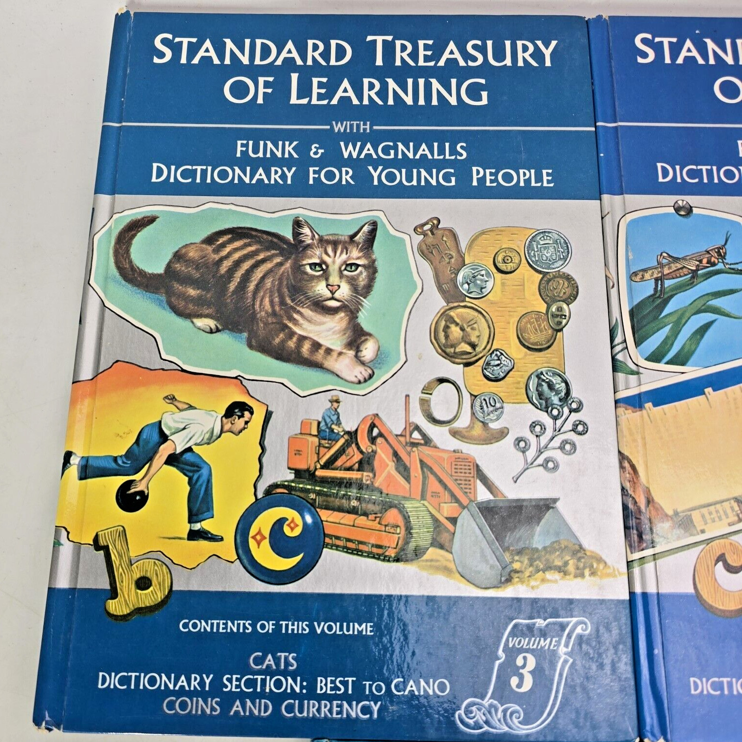 Funk And Wagnalls Standard Treasury of Learning Dictionary Animals More 5 Books