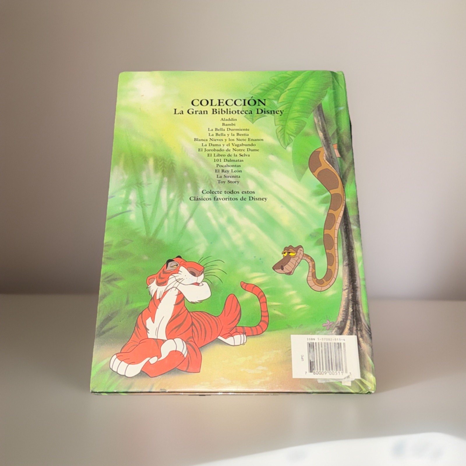 VTG Disney Classic Spanish El Libro De La Selva The Jungle Book 1995 Hardcover