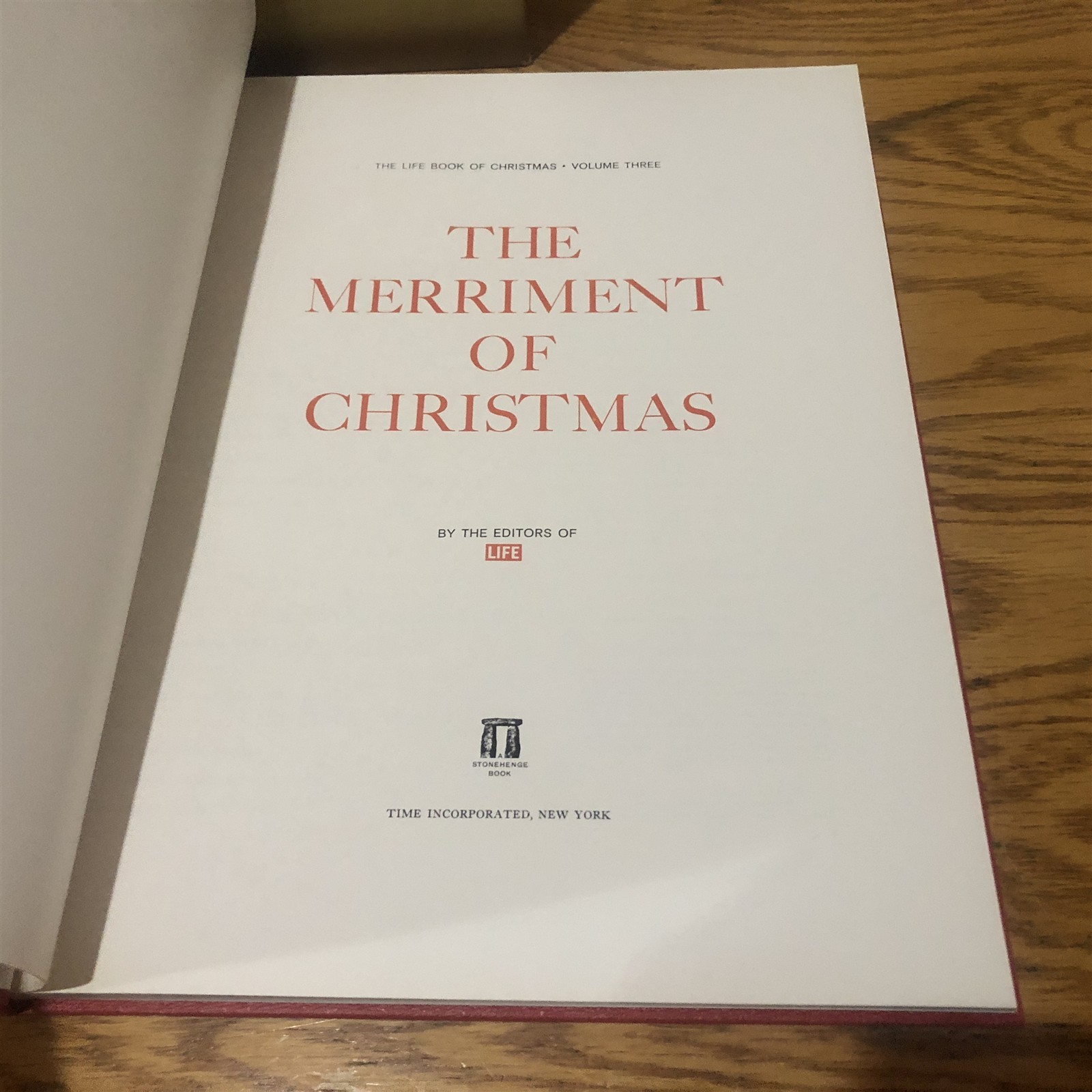 The Life Book Of Christmas Set Volumes 1-3 Time Incorporated