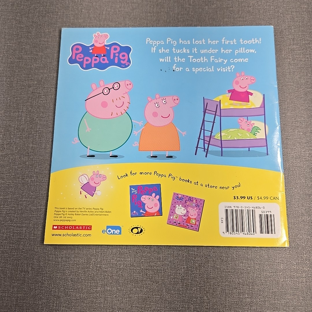 Peppa Pig ~ Bedtime~Tooth Fairy~Windy~Swimming ~ 2015 ~ 4 Trade Paperback Books