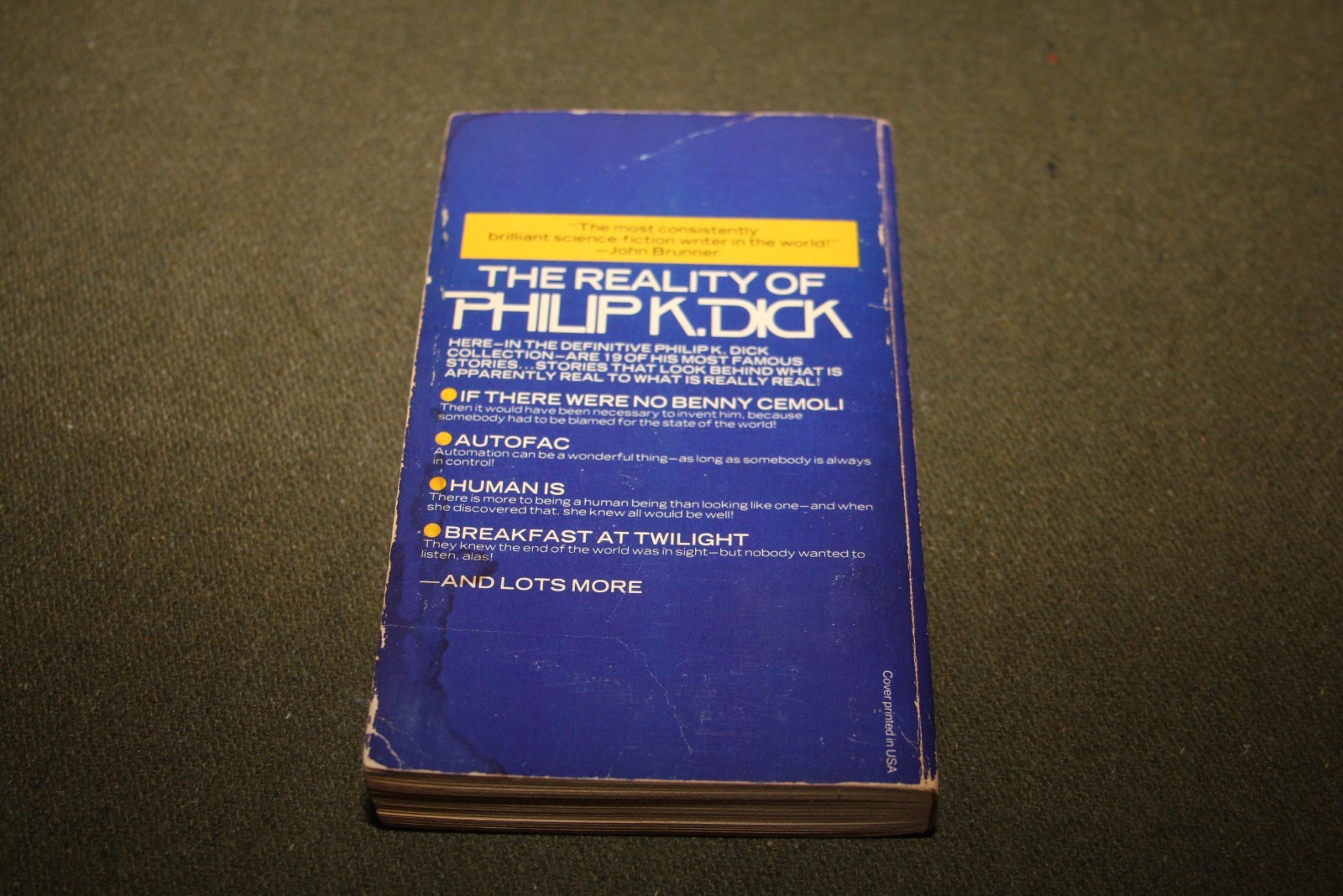 The Best of Philip K. Dick 1978 PB 2nd Print Ballantine Del Rey SF