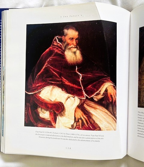Book The Papacy by Paul Johnson 1997 Printed in Italy 10.5 x 11.5 x 1 in read