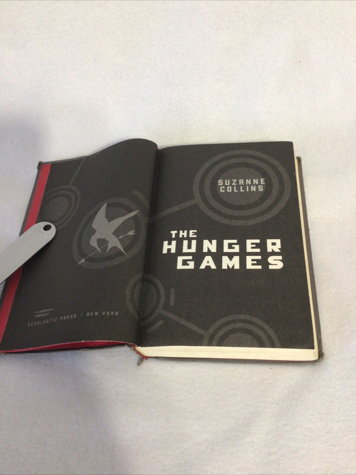 First Edition 2008 Hardback The Hunger Games Suzanne Collins Book Scholastic