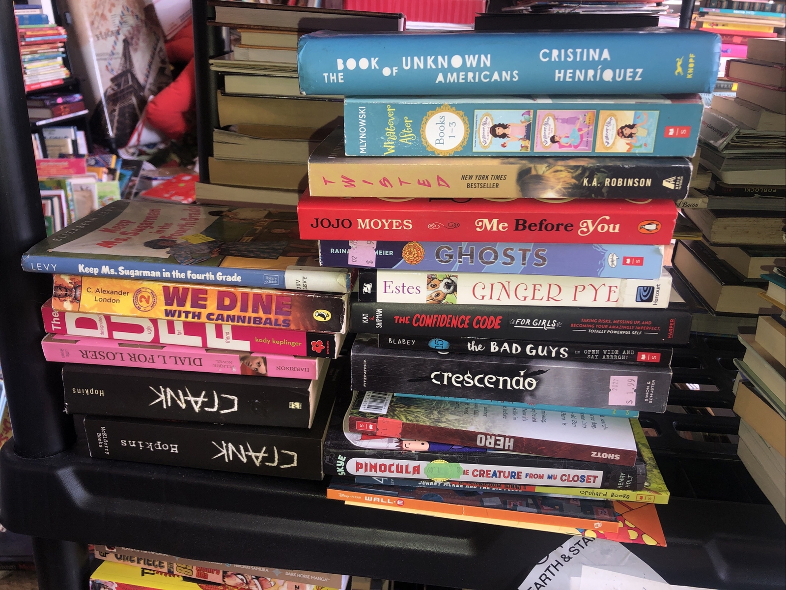 Middle School Children’s Book Lot Of 50 Assorted Ages 9 To 12 Very Good