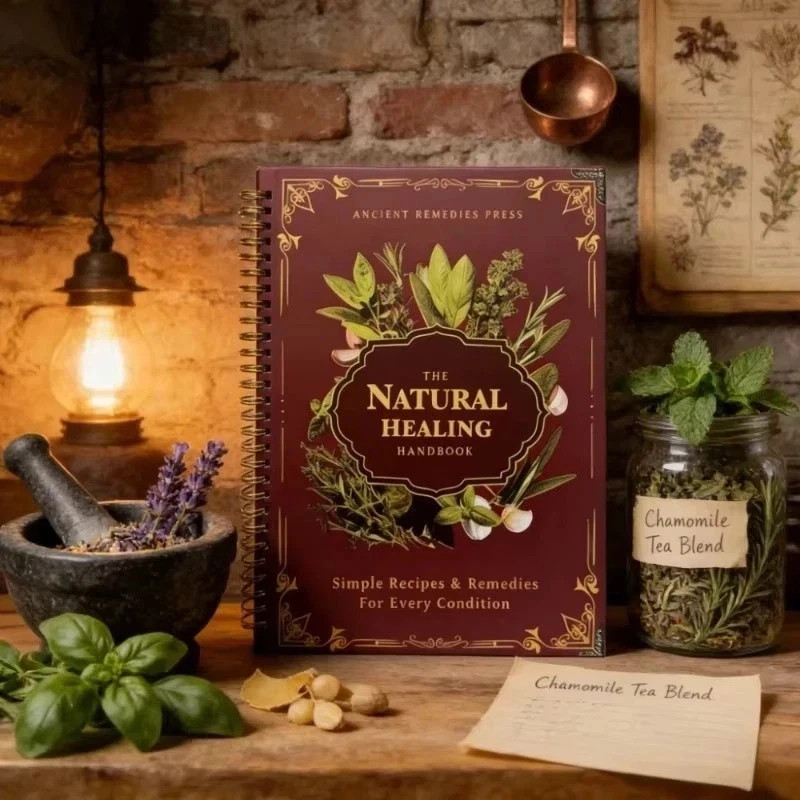 The Natural Healing Handbook – Ancient Herbal Remedies Spiral-Bound Guide
