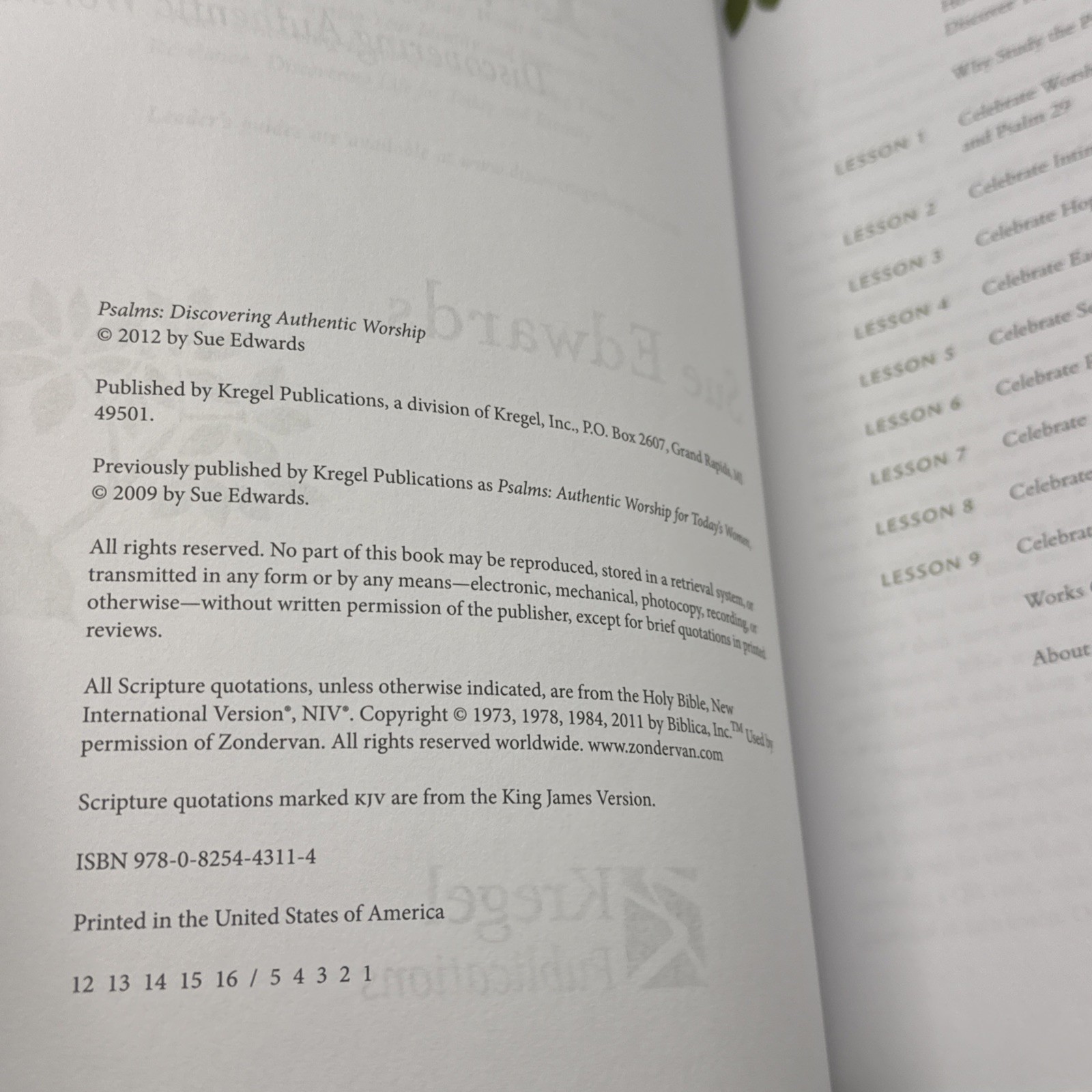 Psalms Discovering Authentic Worship By Sue Edwards Bible Study Guide Workbook