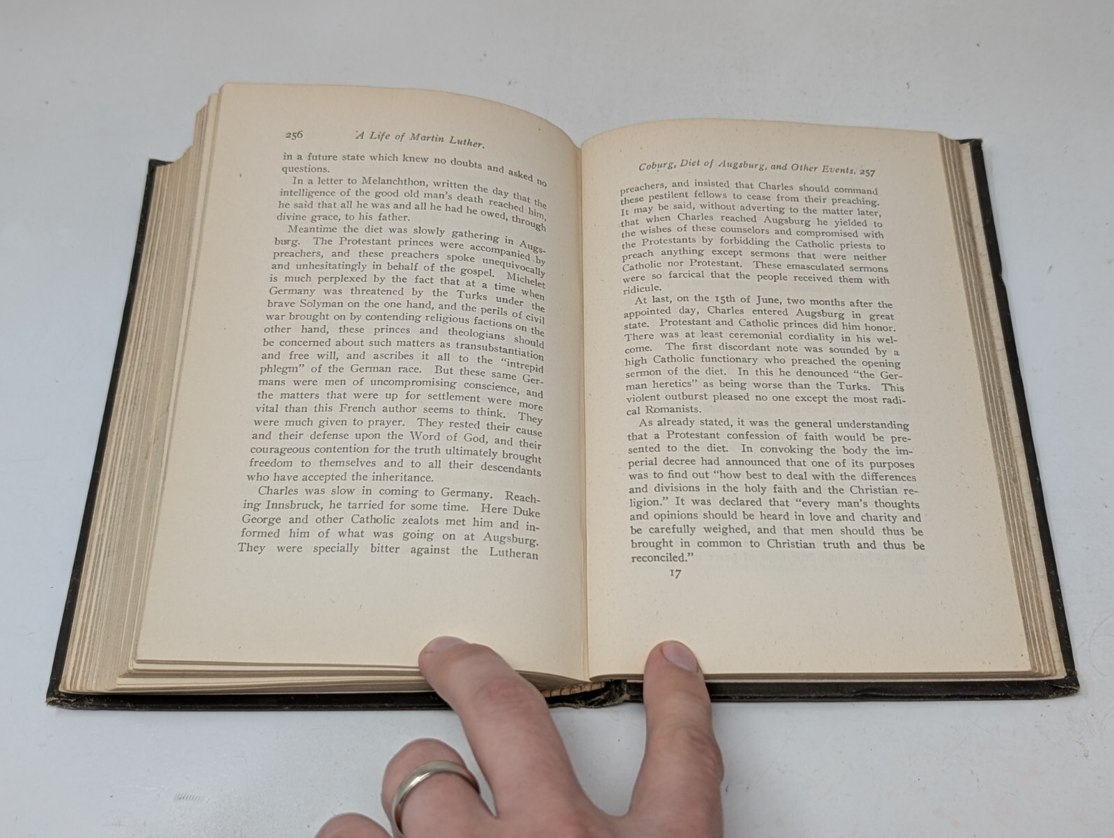 A Life of Martin Luther by Lovick Pierce Winter Biography Book Antique 1911 VTG