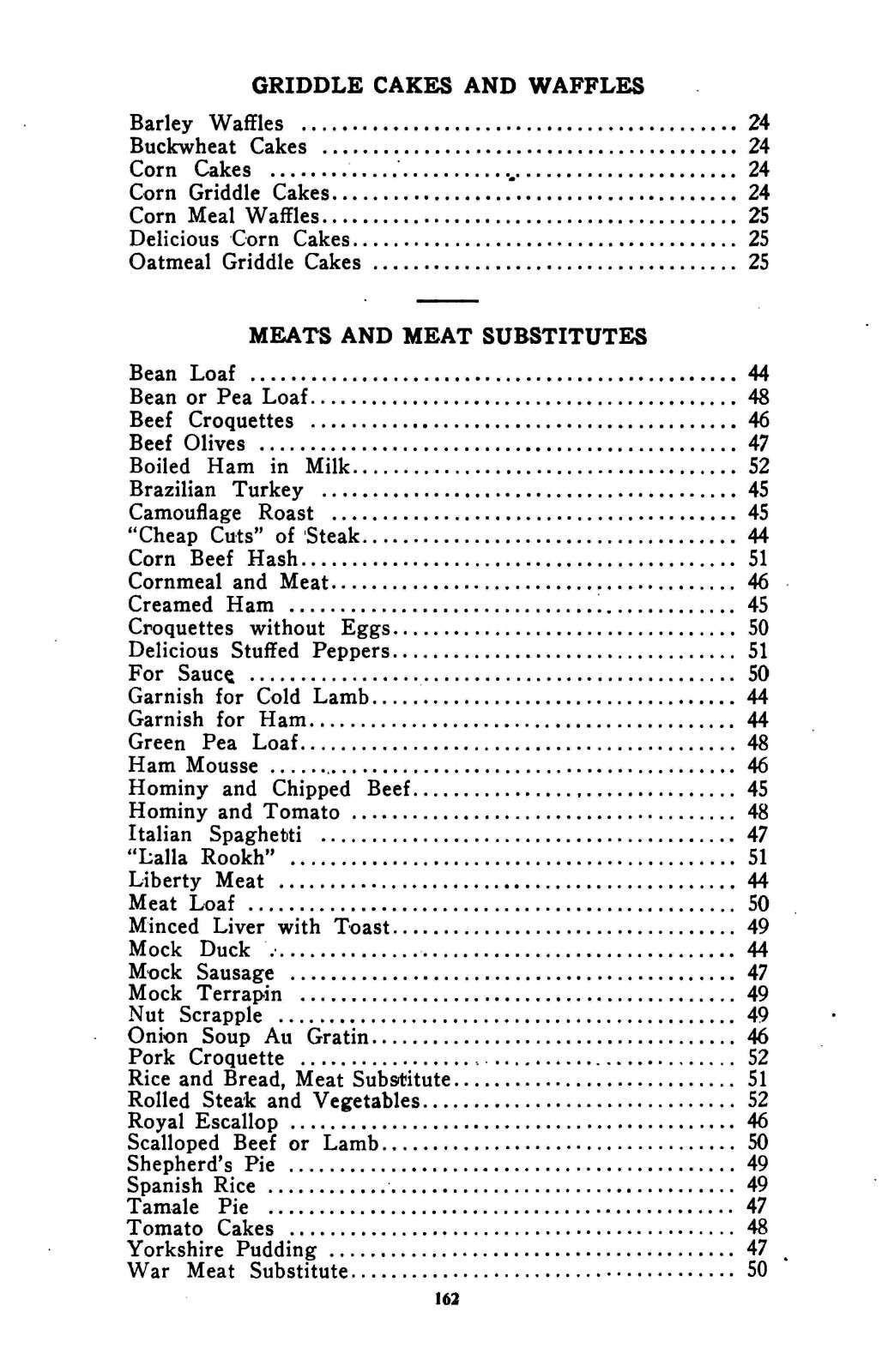 1918 Twentieth Century Club War Time Cook Book 161 Pages