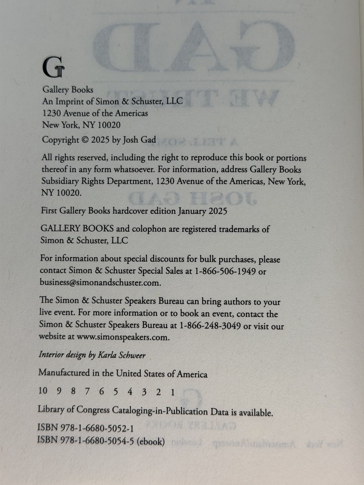 In Gad We Trust – SIGNED Josh Gad – Frozen’s Olaf, Book of Mormon, Grammy, Tony