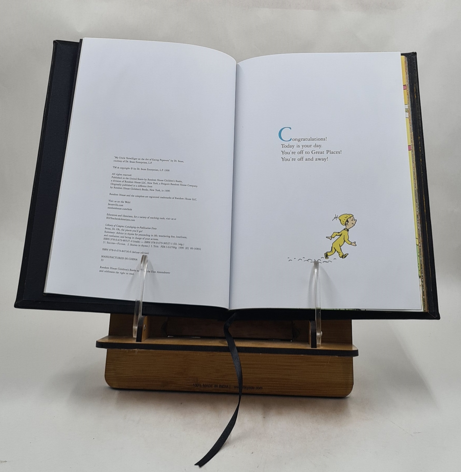 Oh, The Places You’Ll Go! Deluxe Edition By Dr Seuss [Premium Leather Bound]