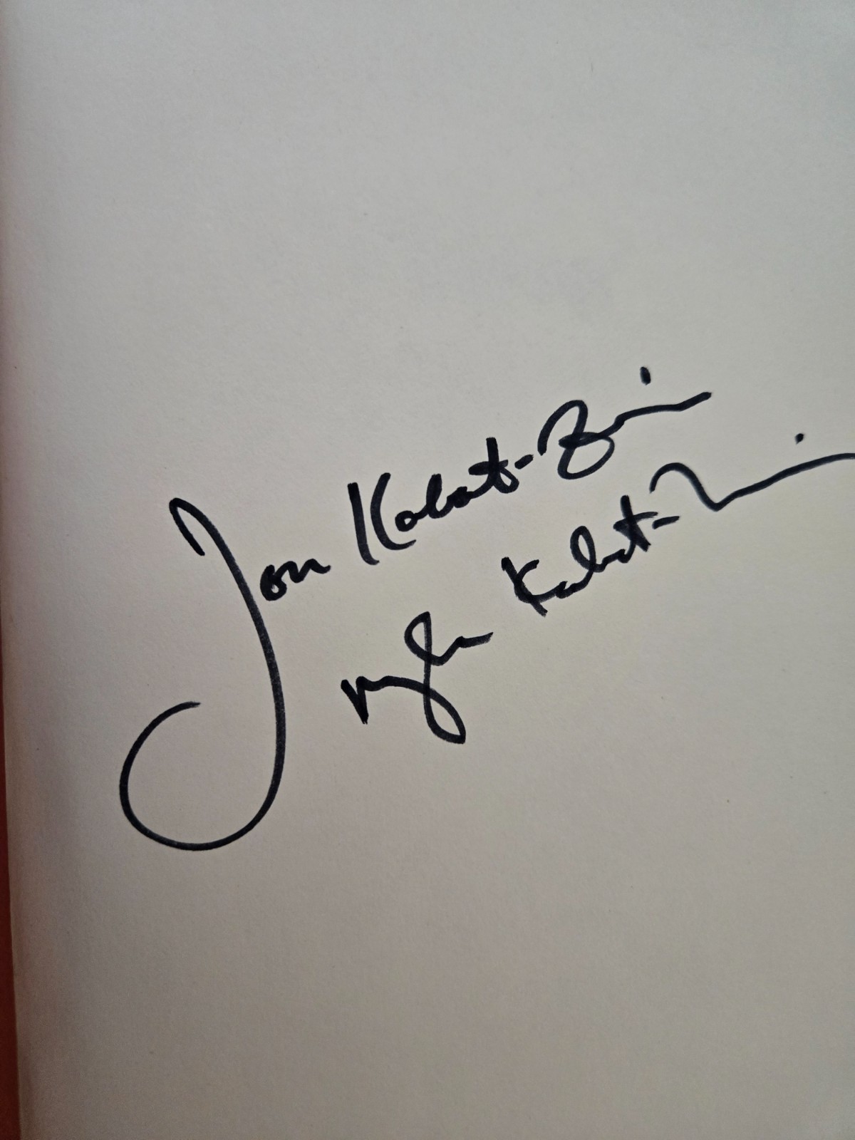 Everyday Blessings by Myla Kabat-Zinn & Jon Kabat-Zinn SIGNED 1997 1st Ed. HC
