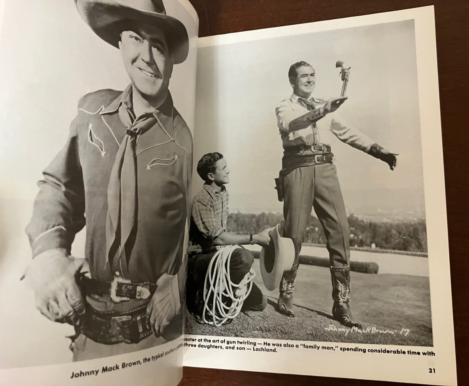 LOT OF 3 BOOKS Marco DeMarco Photostory PBs Johnny Mack Brown Tim McCoy Tom Mix
