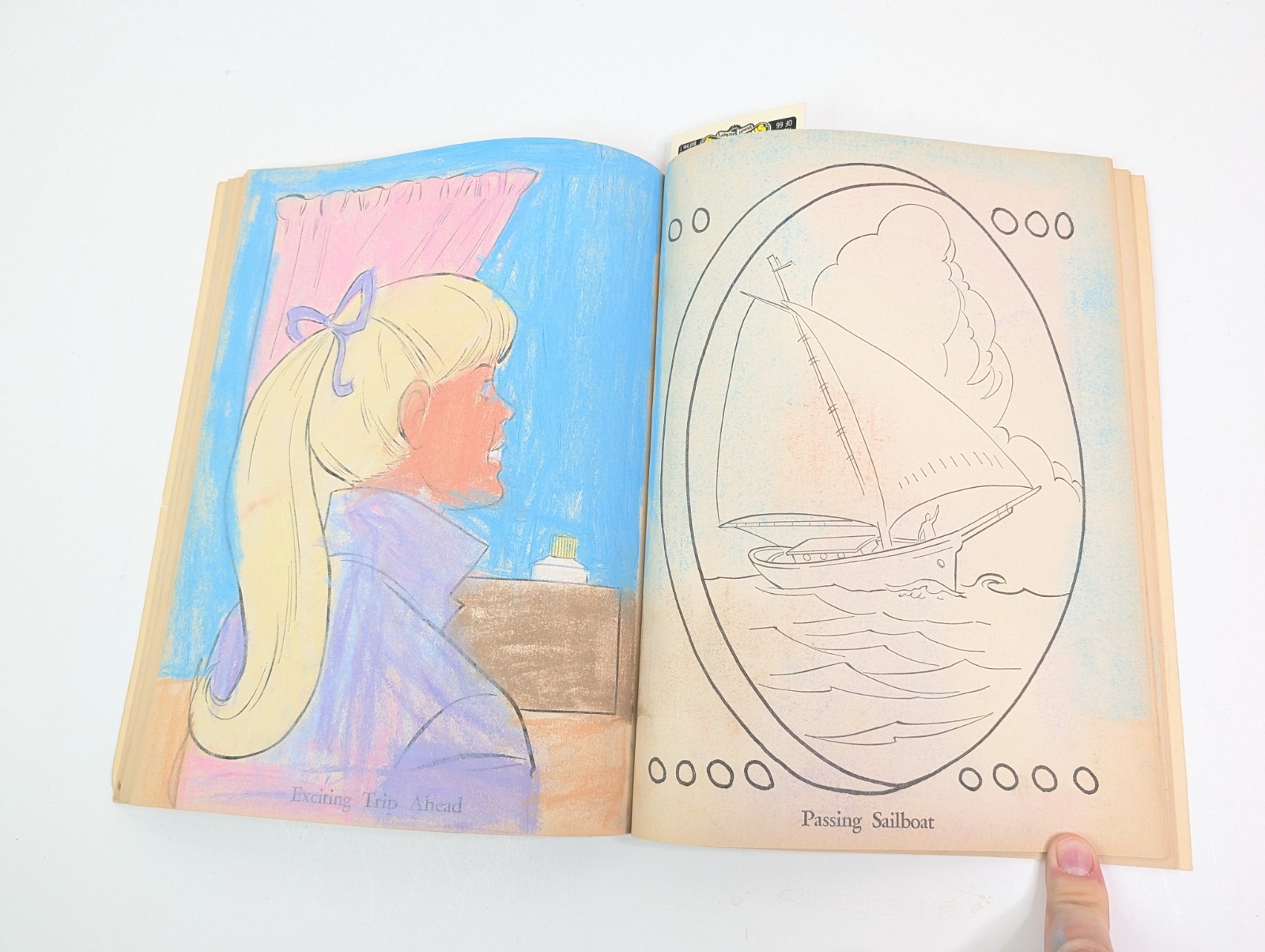 1969 Barbie Coloring Book Teen Queen Contest Whitman Publishing USA Vintage