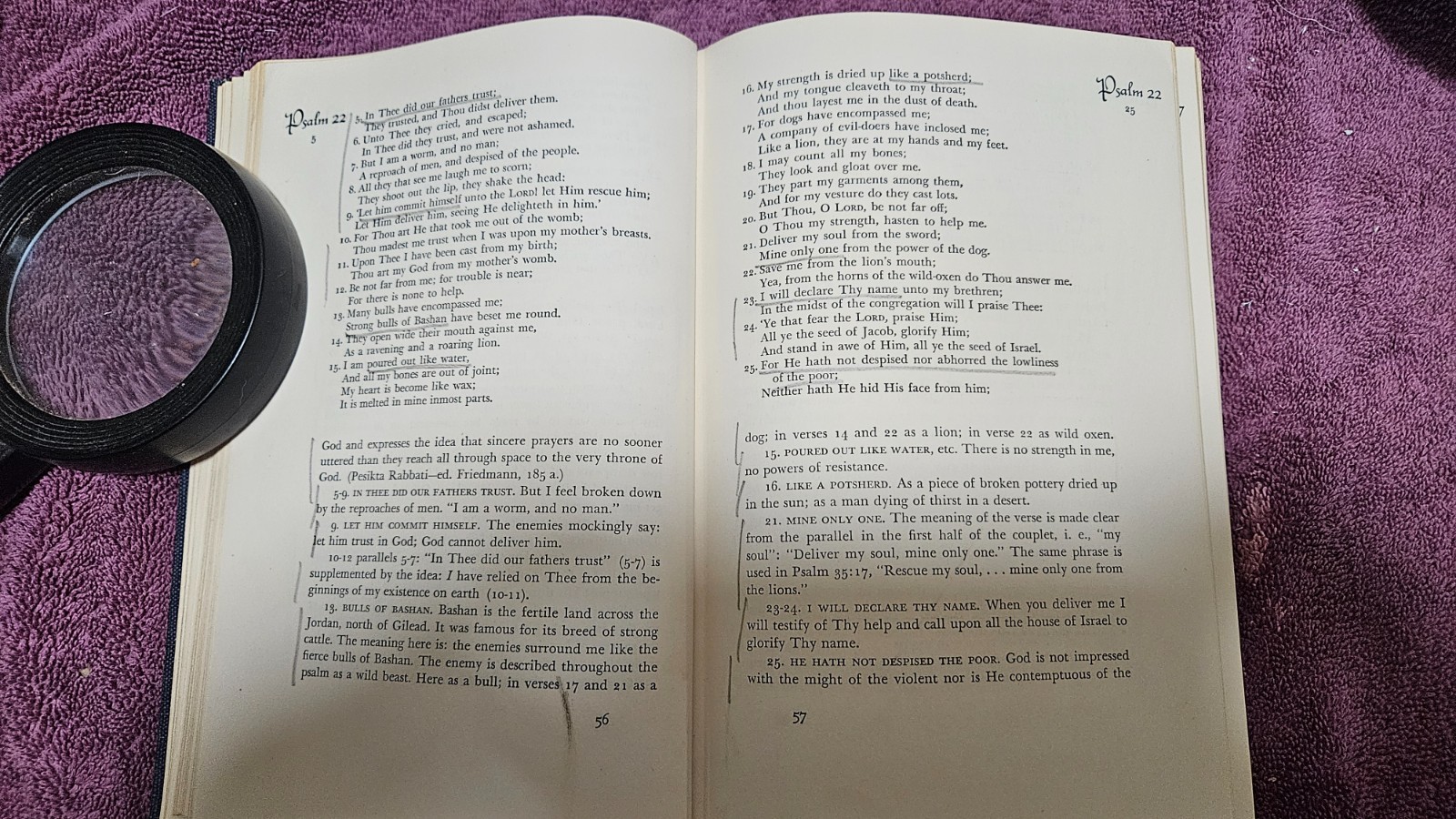 ‡ ✡️ Psalms, A Commentary by Freehof • 1938 HC 1st Ed 2nd Print • Jewish Poetry