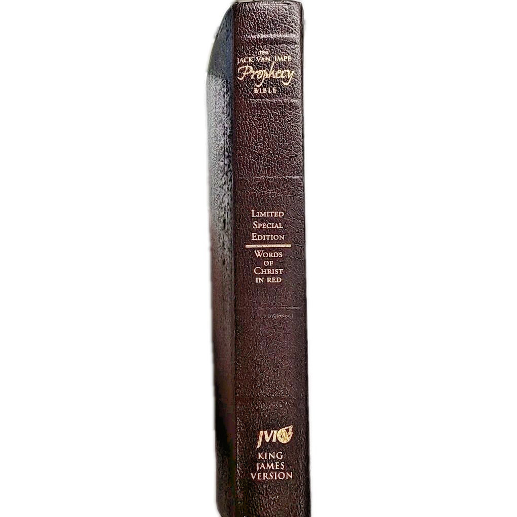 The Jack Van Impe Prophecy Bible KJV Red Letter Limited Edition Leather Bound
