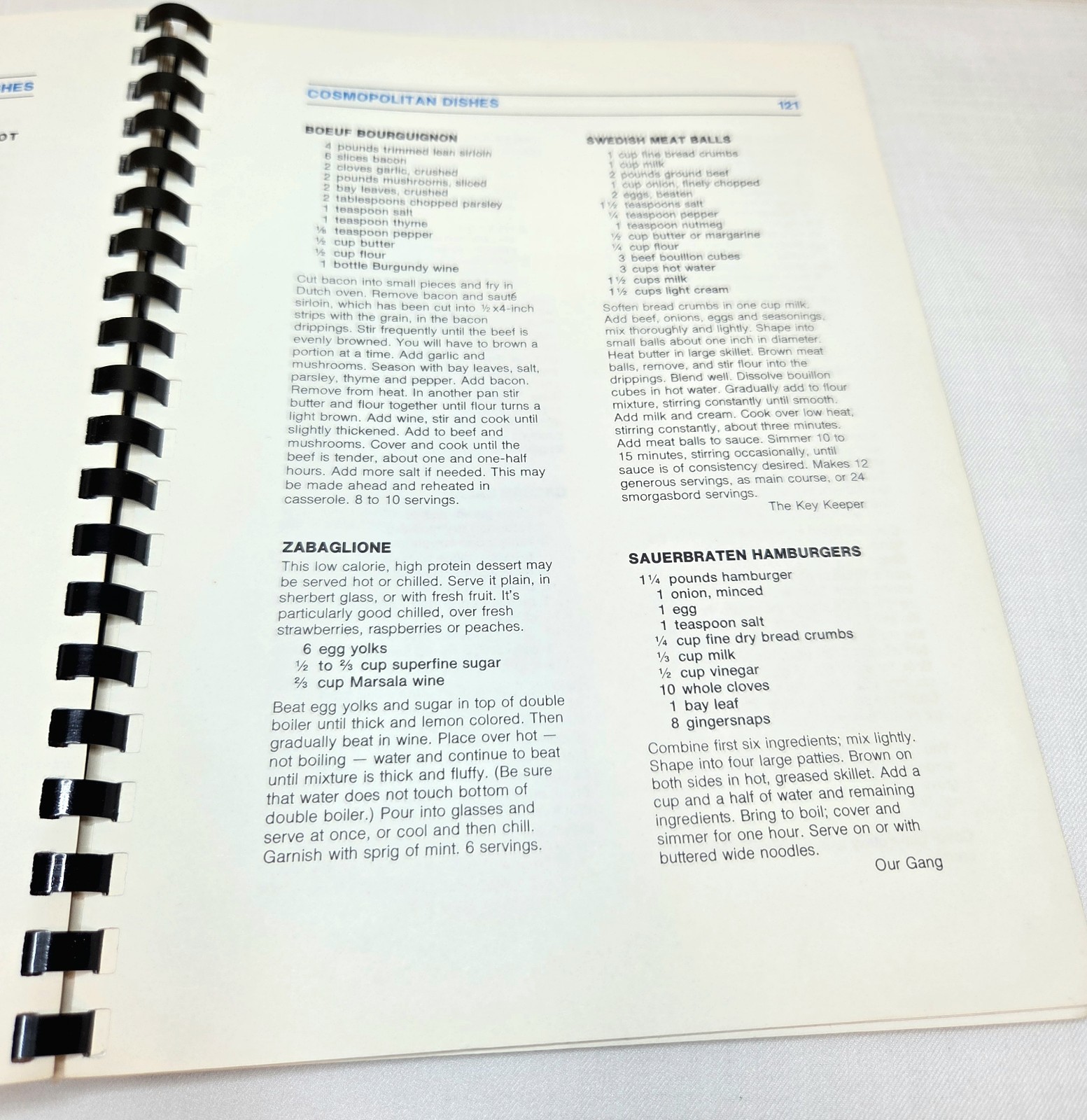 Vintage 1974 Boston Globe Cook Book Cookbook New England Recipes Spiral-bound