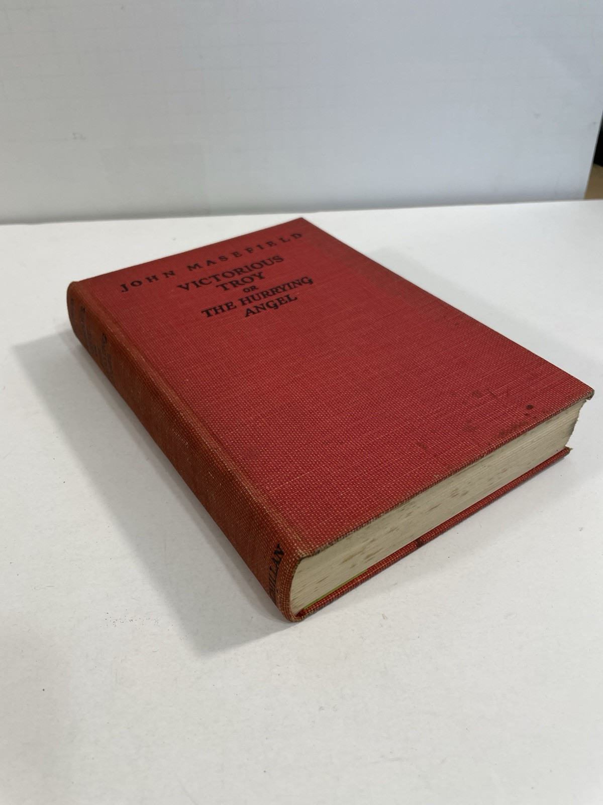 John Masefield VICTORIOUS TROY Macmillan Company 1935 HC