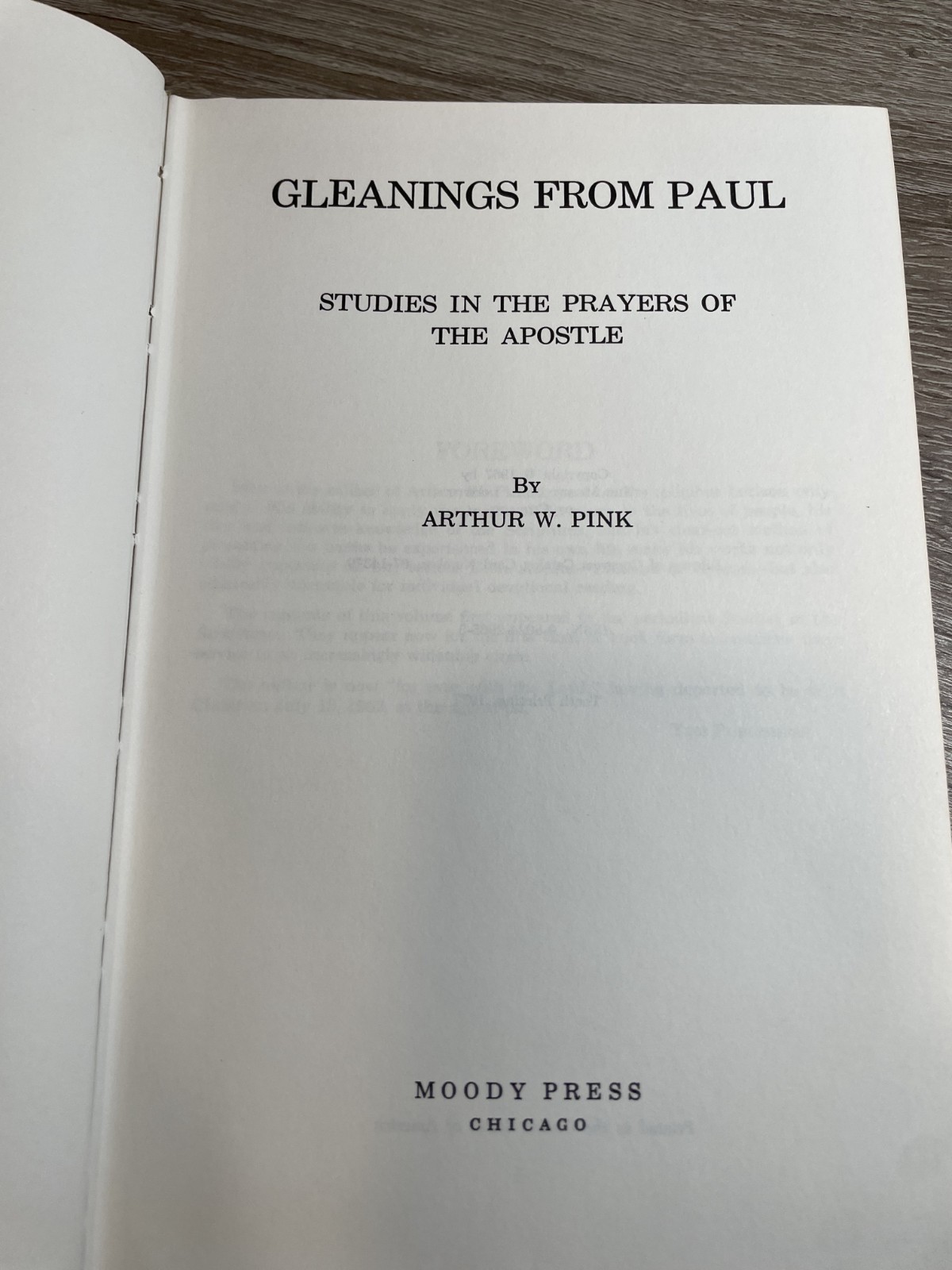 Arthur W. Pink Gleanings Bundle: Genesis, Exodus, Joshua, Paul – HC – Good