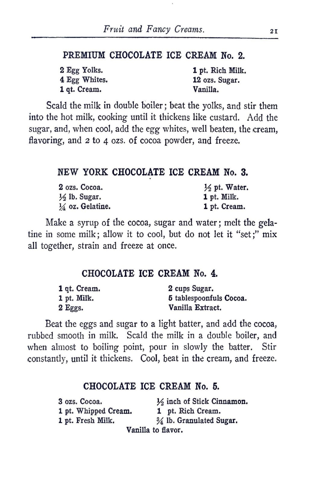 Homemade Ice Cream And Candy Cook Book „1908“ 108 Pages