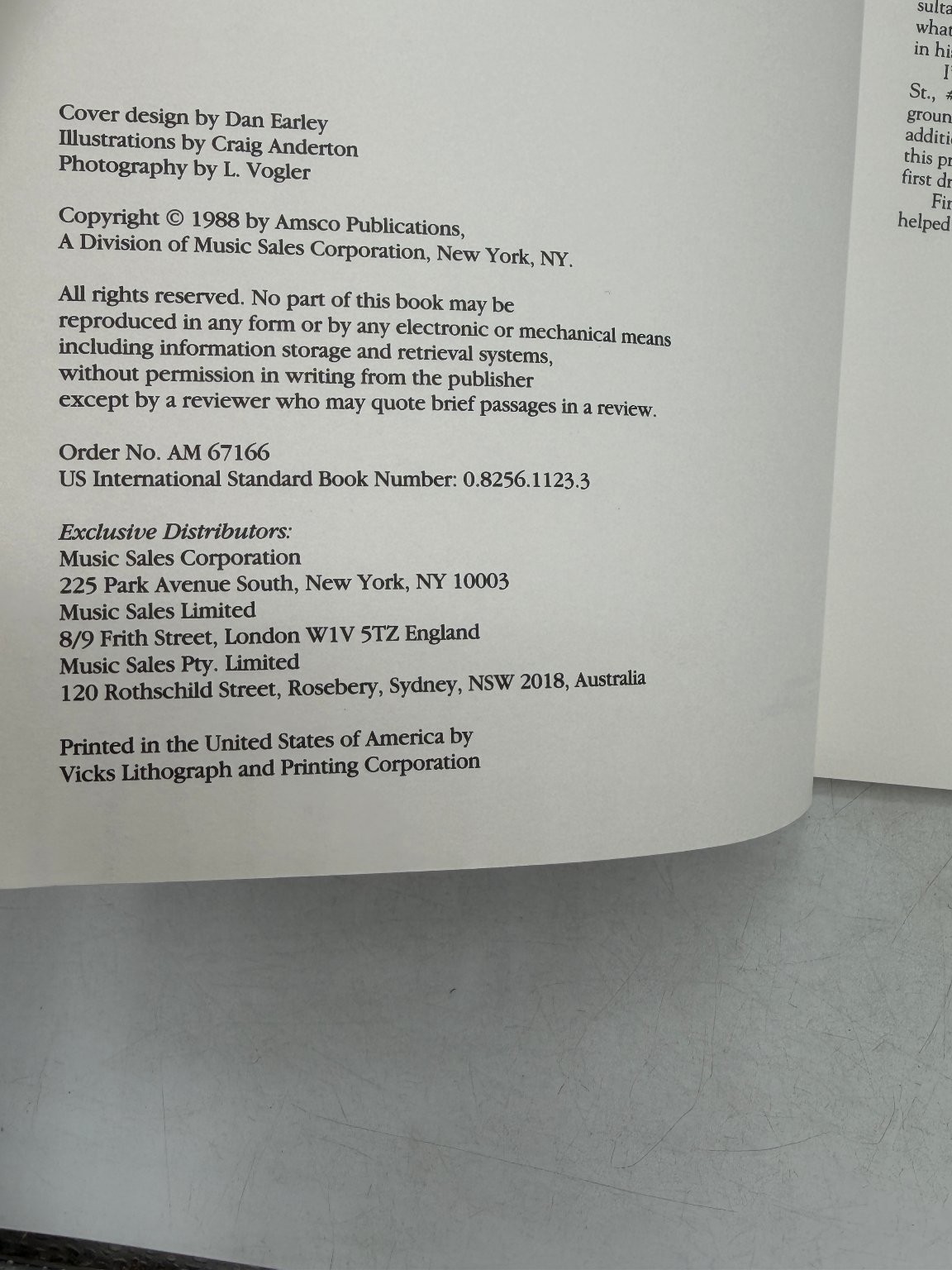 The Electronic Musician’s Dictionary Craig Anderton 1988 Music Reference Amsco