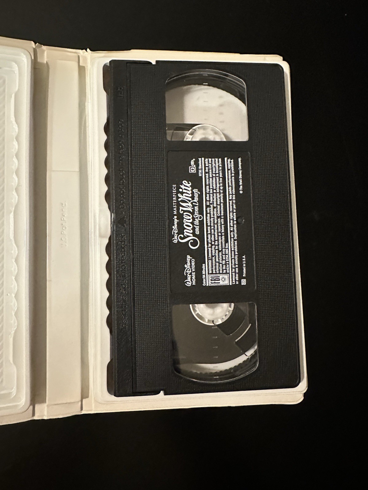 Walt Disney’s Snow White and the Seven Dwarfs Book and VHS set