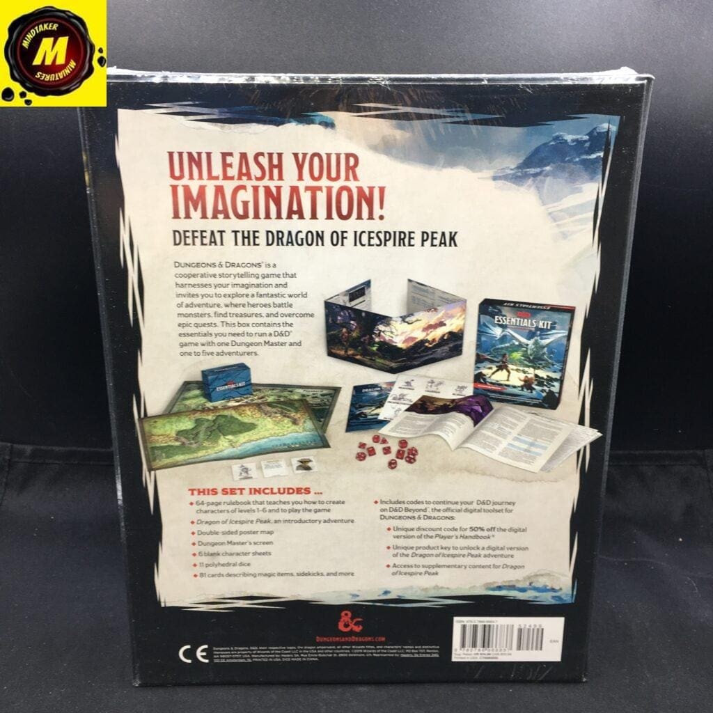 D&D Essentials Kit (5th Edition) (NIB) – #128027 – 5th Edition