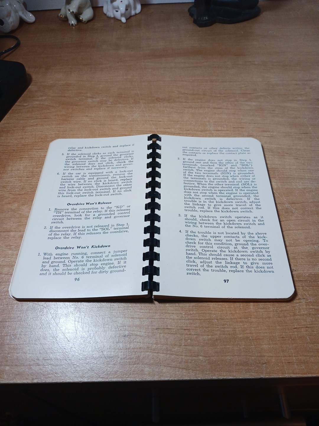 MOTOR’S Automobile Trouble Shooter Service Repair Manual Book 4th Edition 1956