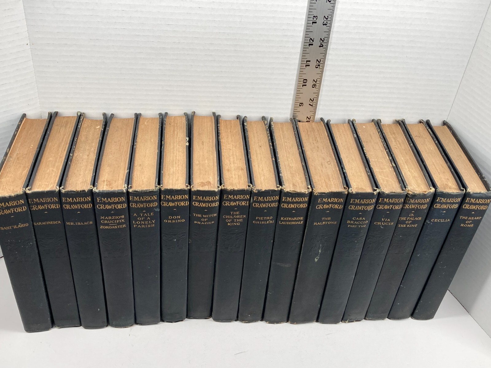Antique The Novels of F. Marion Crawford Hardcover Your Choice Individual Books