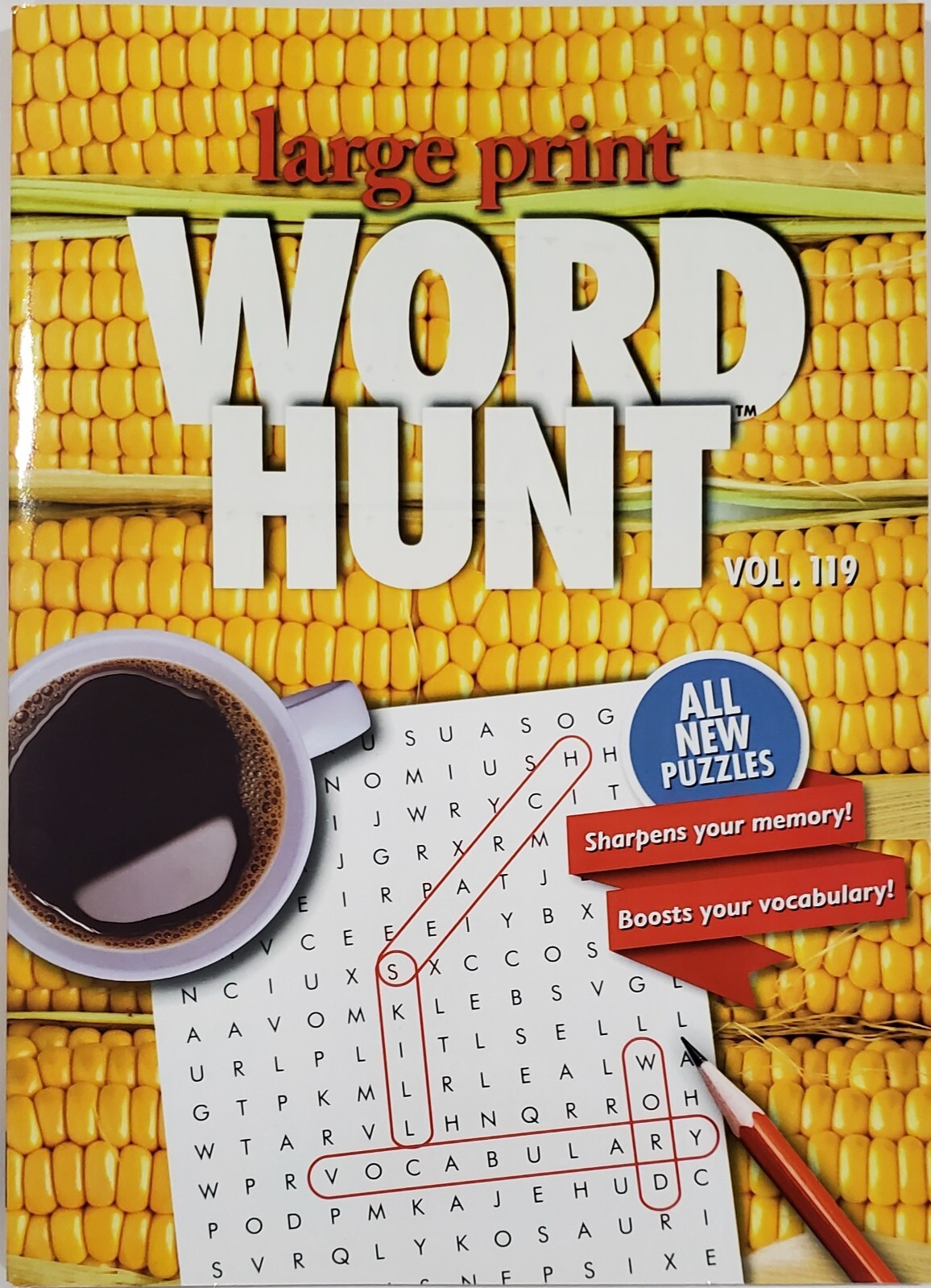 PAPP Large Print Word Hunt Puzzle Books, Largest Selection of Volumes, You Pick!