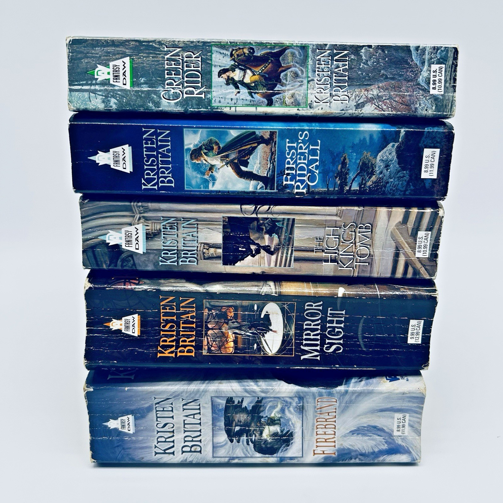 Green Rider Series Books #1-3, 5-6 by Kristen Britain Paperback Books Lot of 5
