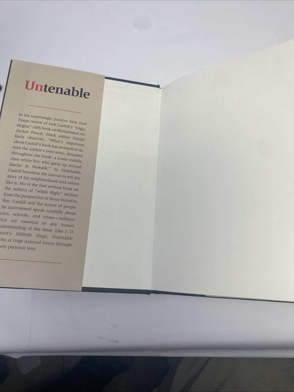 Untenable : The True Story of White Ethnic Flight from America’s Cities by Jack