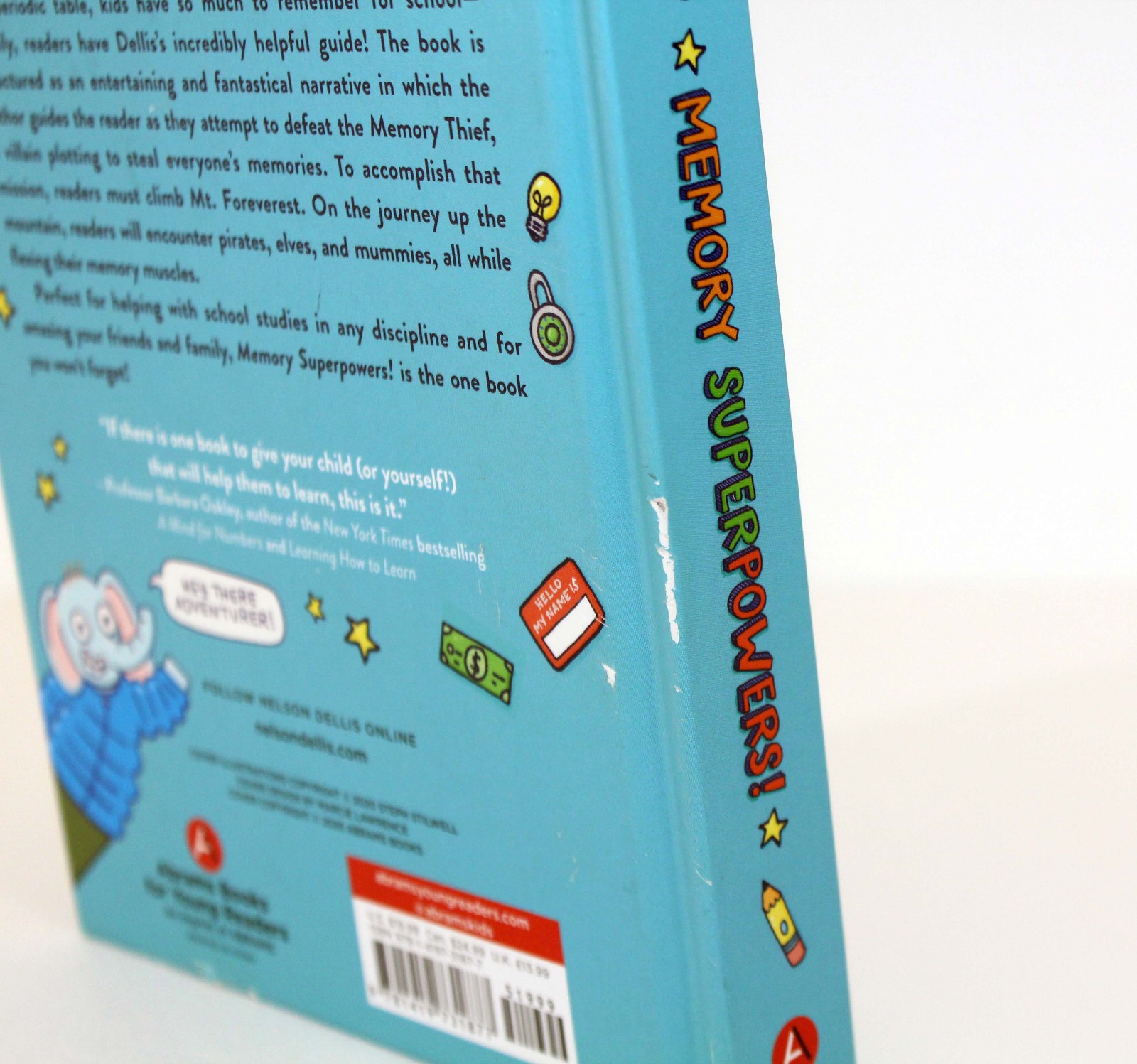Memory Superpowers Nelson Dellis Adventurous Guide to Remembering Hardcover 2020