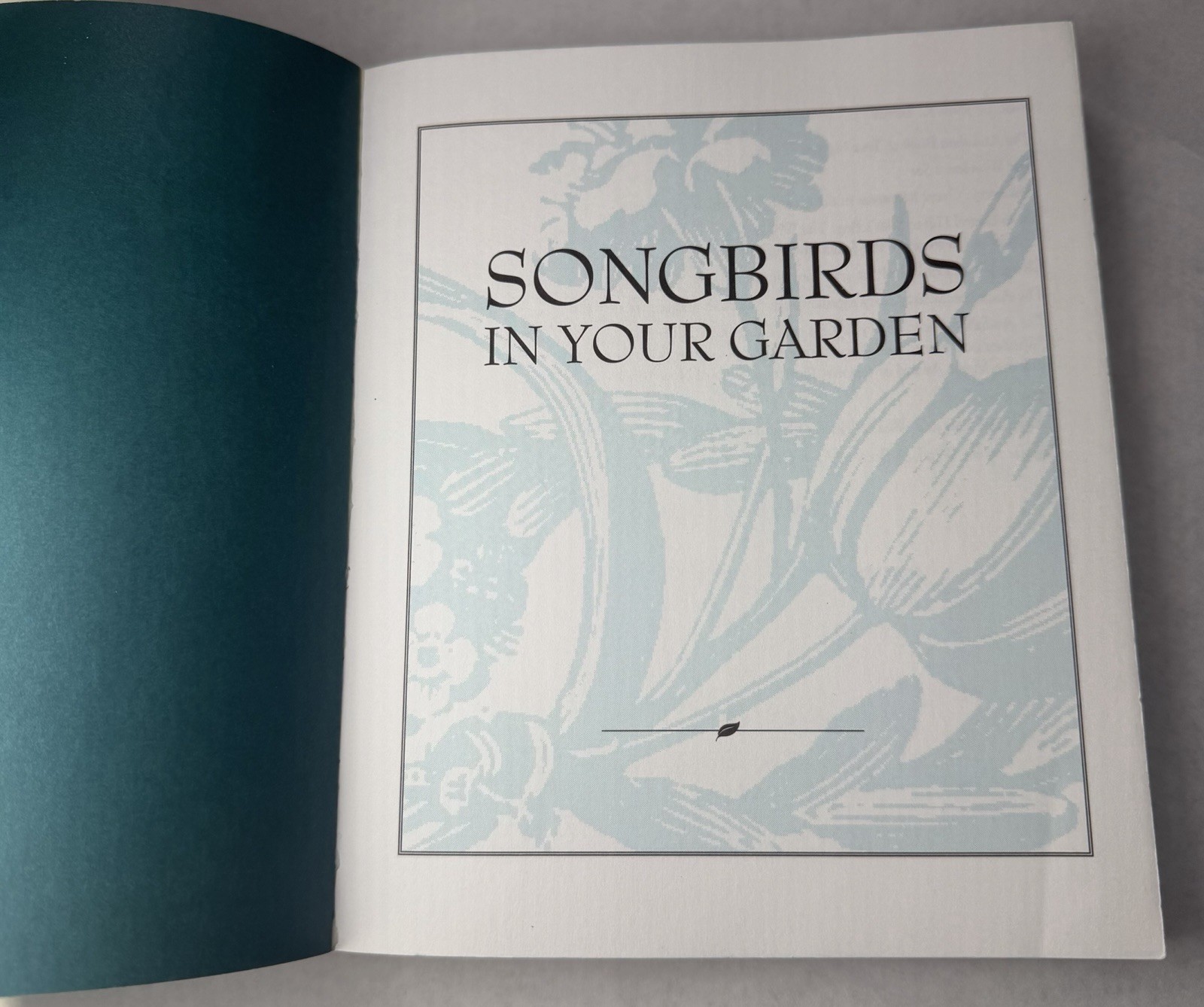 Songbirds in Your Garden John K Terres 1994 5th Ed Bird Feeding Bluebirds PB