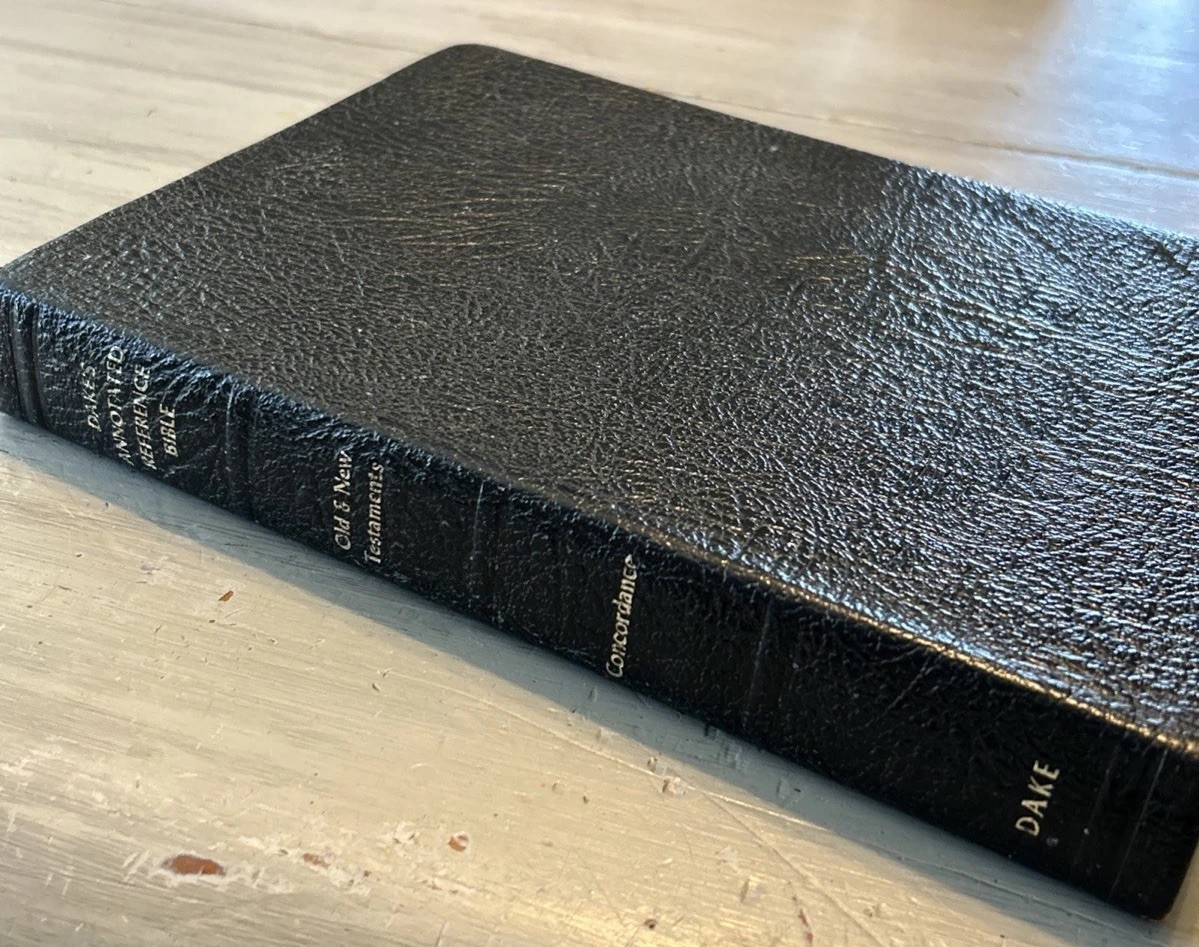 Genuine Leather 1978 Dake’s Annotated Reference Bible (1963) Concordance Dake