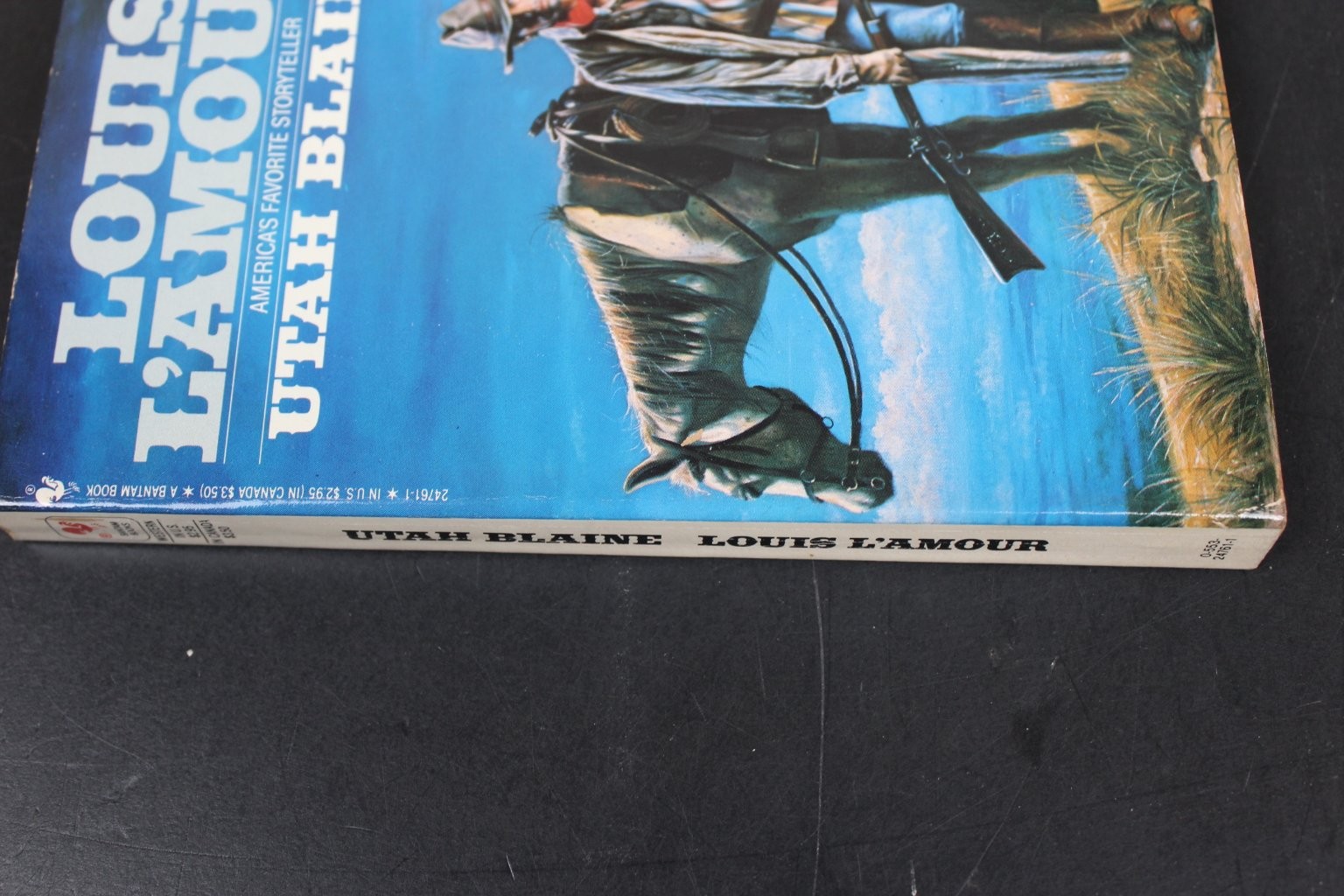 Utah Blaine Louis L’Amour 1988 Bantam Edition Western Adventure Paperback PB VG