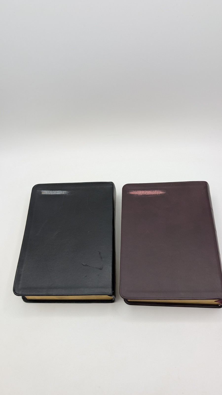 LDS Holy Bible Leather KJV Black + Brwon SOFT Leather King James Version READ
