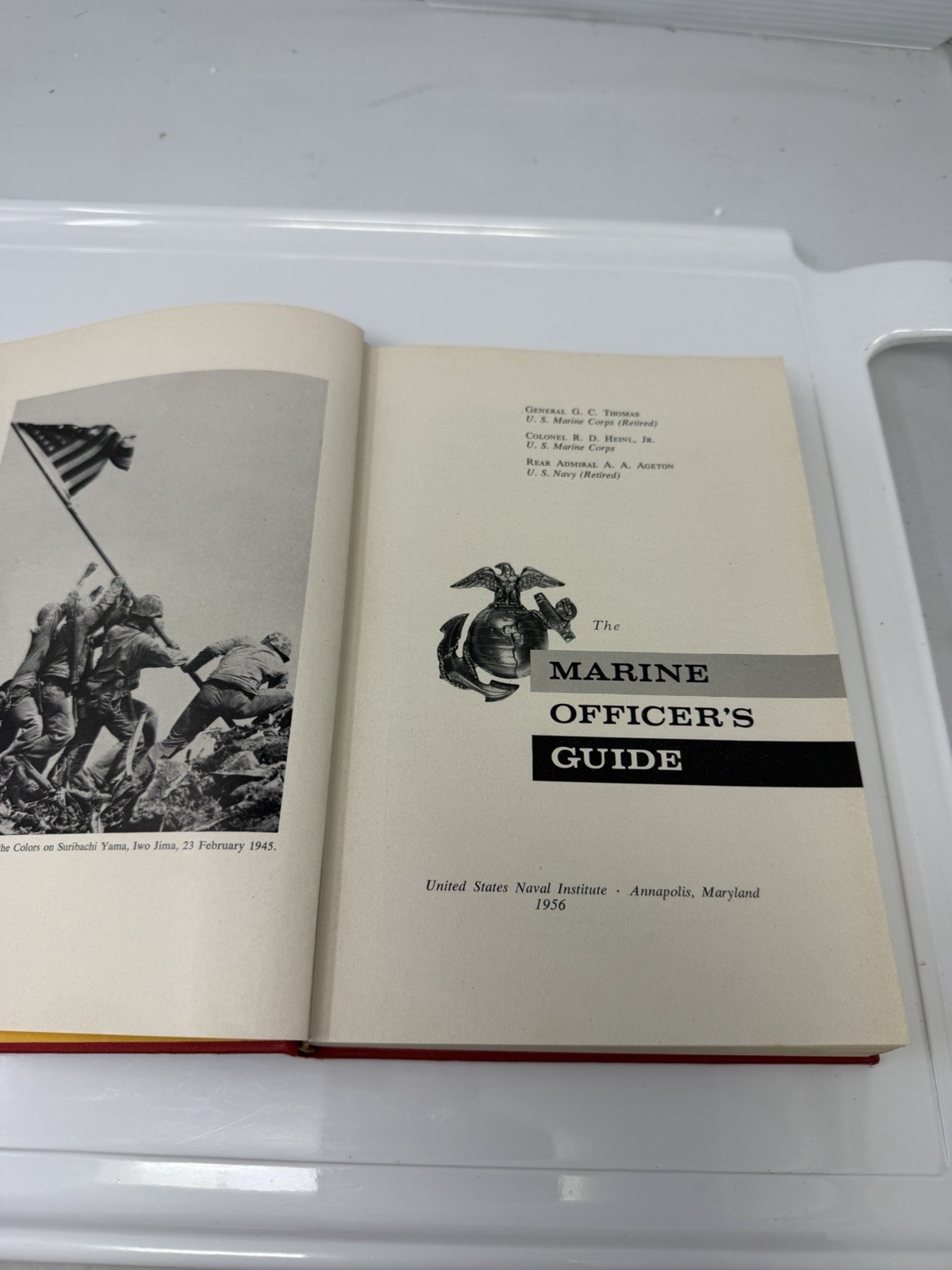 THE MARINES OFFICER’S GUIDE, United States Naval Institute Copy Right 1956