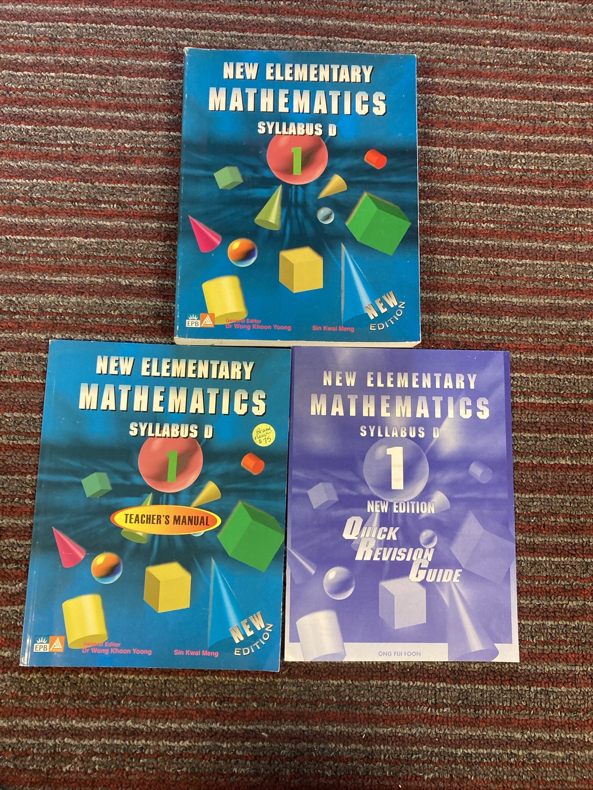 New Elementary Mathematics: Syllabus D, Book 1 – Teacher’s Manual, Qk,Rev.text