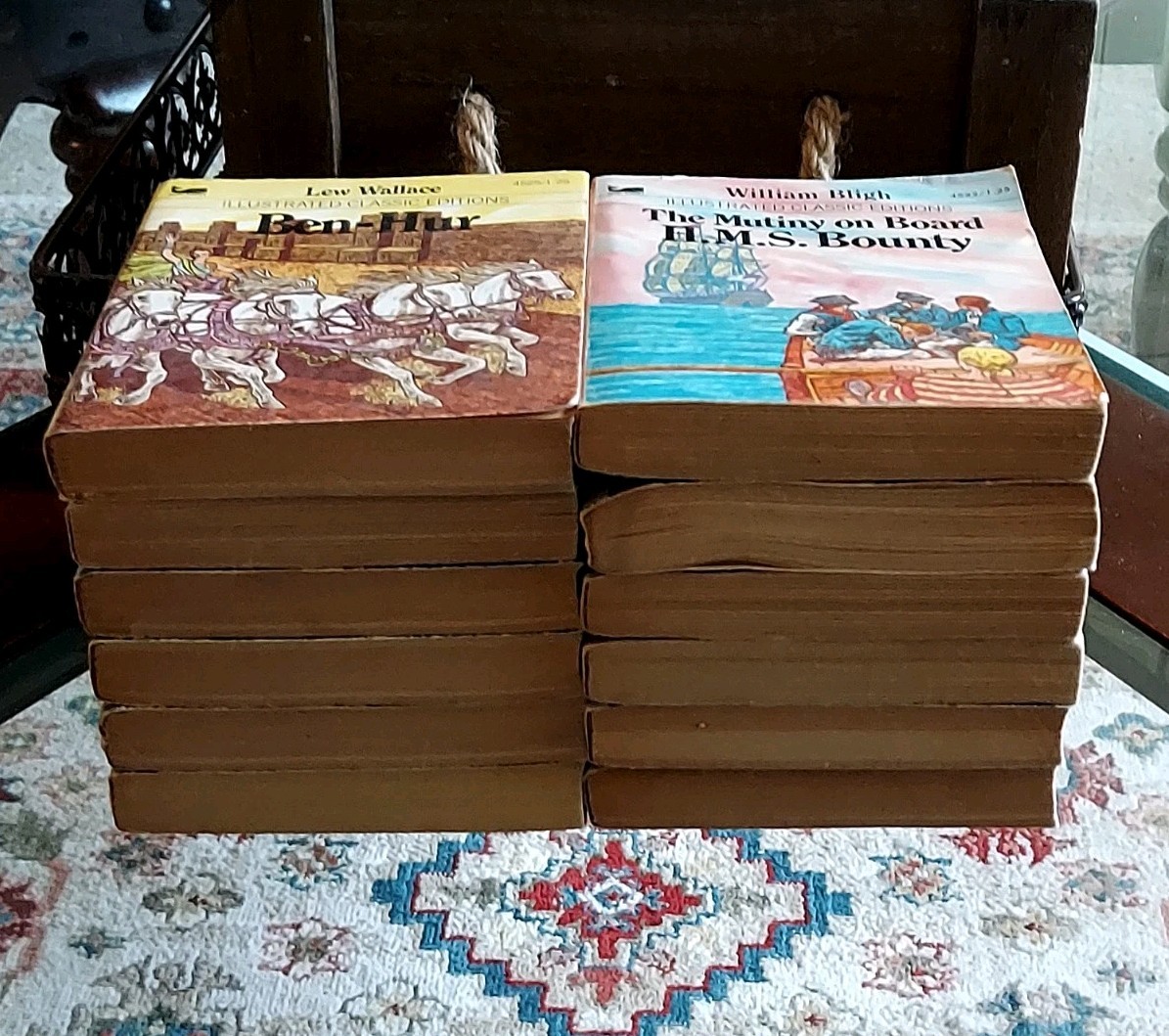 Lot of 12 Moby Books Illustrated Classic Editions Vintage Mini Paperback Books