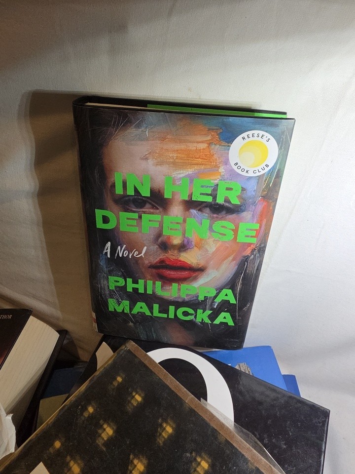 In Her Defense by Philippa Malicka NEW Hardcover/Dust Jacket Reese’s Book Club