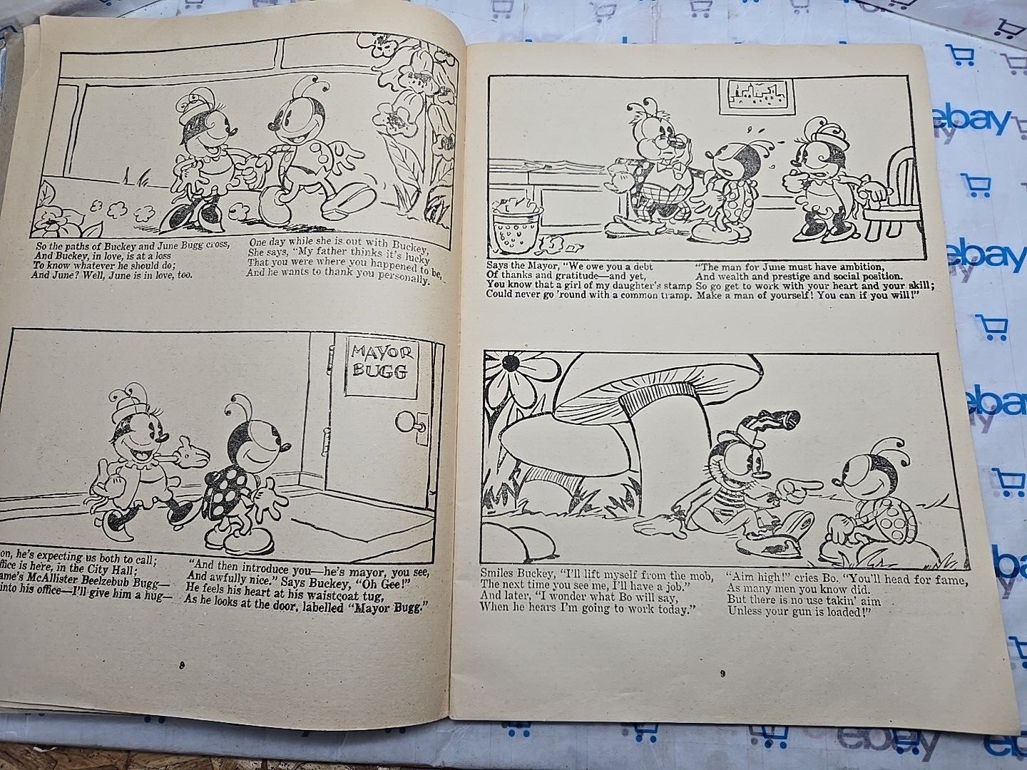 Walt Disney’s Mickey Mouse, Donald Duck & Pals | 1930s Vintage Children’s Book